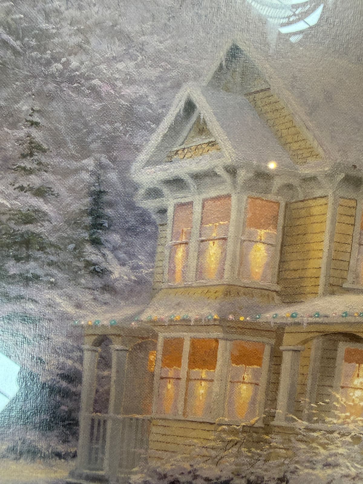 Thomas Kinkade "Placerville Victorian Christmas Iii" LTD Edition 209/495 Print, Signed - Thumbnail 12