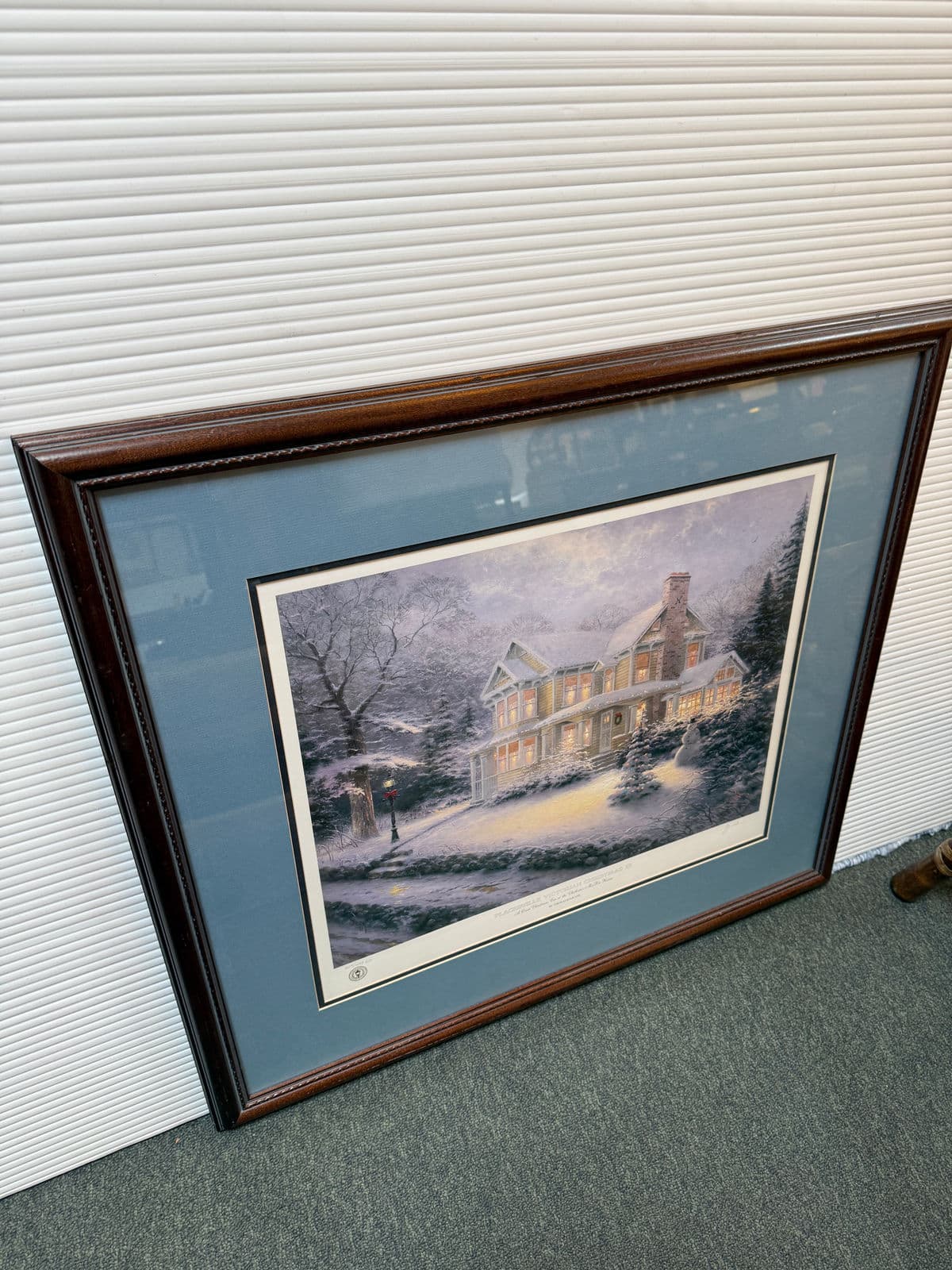 Thomas Kinkade "Placerville Victorian Christmas Iii" LTD Edition 209/495 Print, Signed - Thumbnail 3