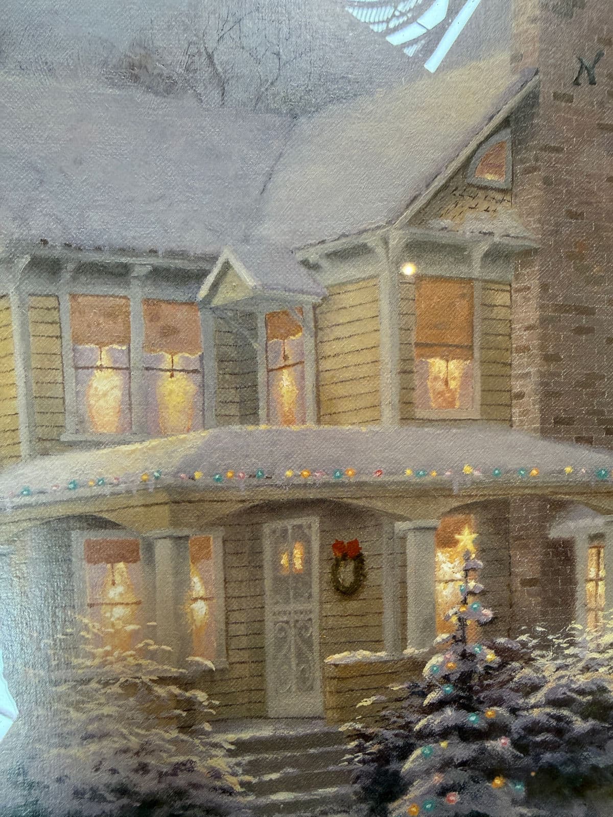 Thomas Kinkade "Placerville Victorian Christmas Iii" LTD Edition 209/495 Print, Signed - Thumbnail 8