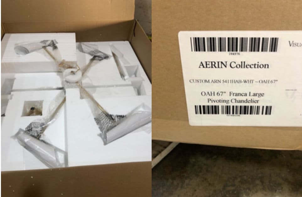 Aerin Franca Pivoting Chandelier, Large - Thumbnail 14