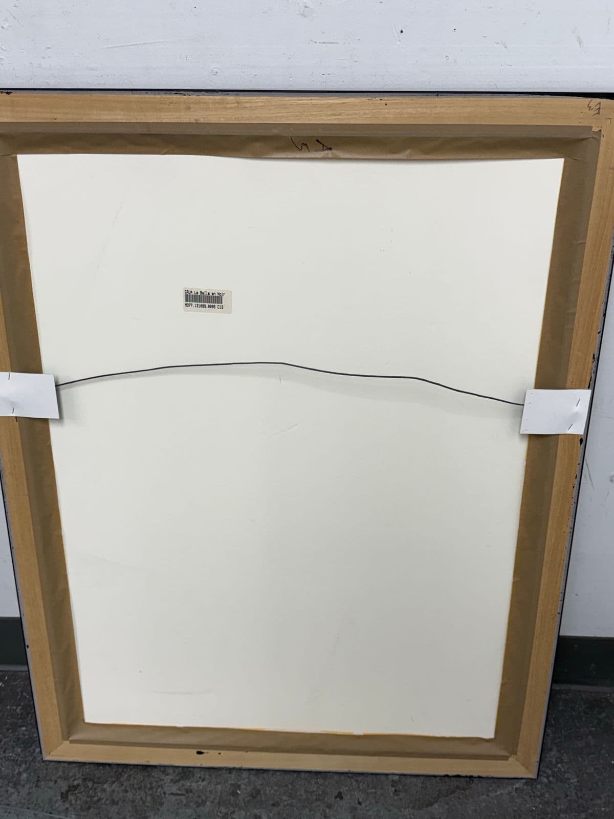 Circa 1990 Fashion Illustrator René Gruau "La Belle en Noir" Artist Proof, Framed - Thumbnail 13