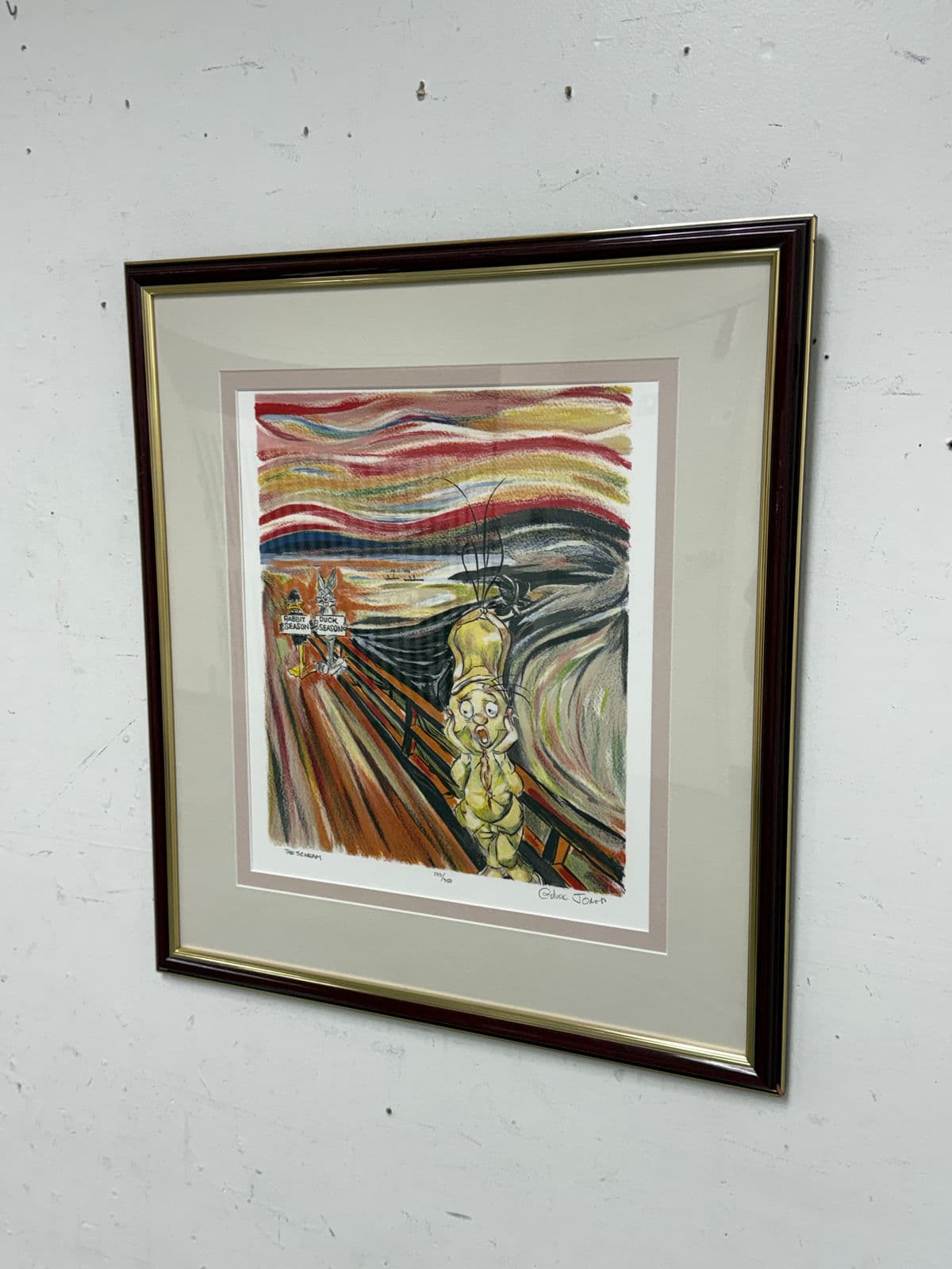 Circa 1980's Fine Circle Arts Chuck Jones "The Scweam", Limited Edition Print - Thumbnail 7