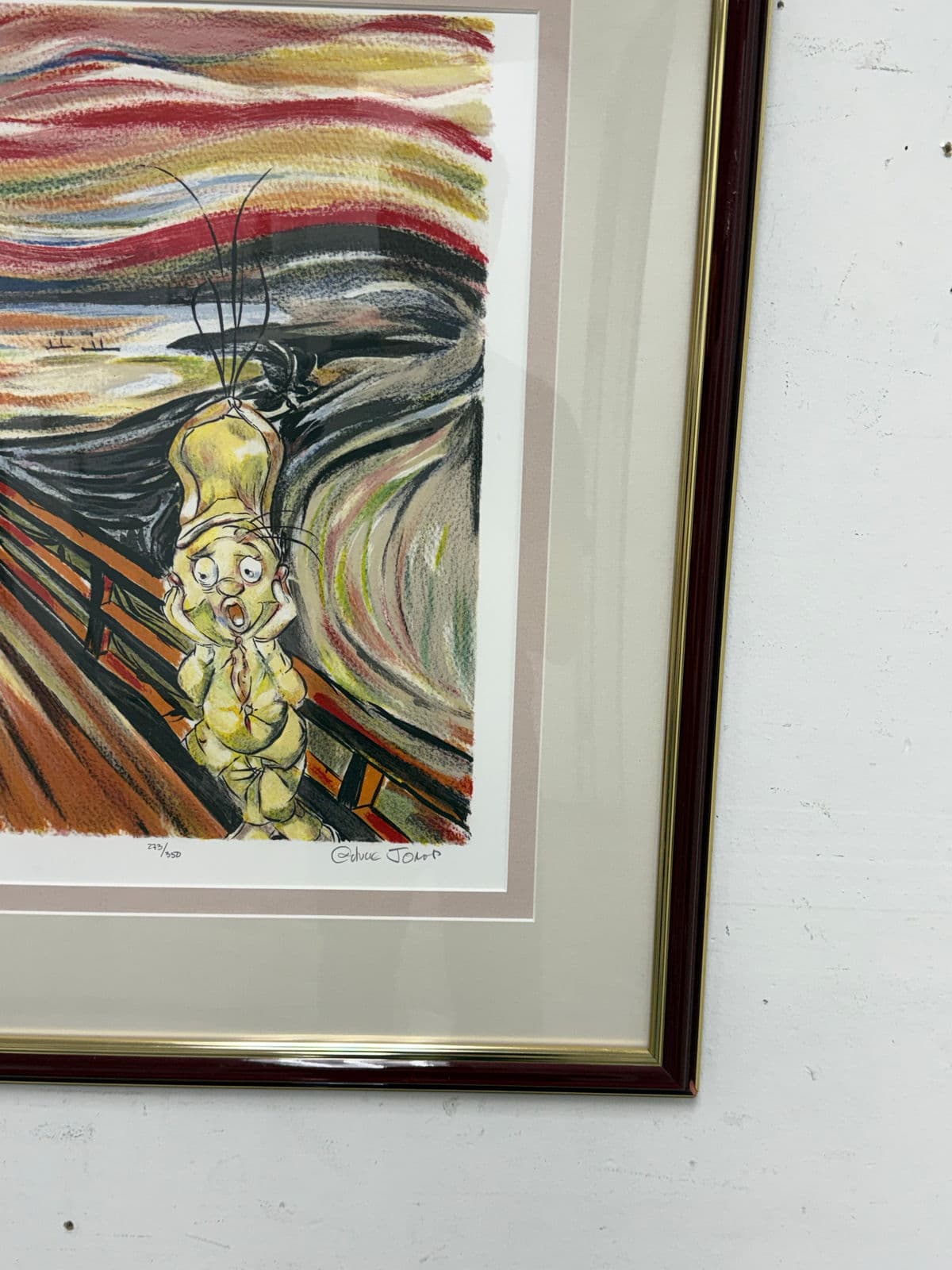 Circa 1980's Fine Circle Arts Chuck Jones "The Scweam", Limited Edition Print - Thumbnail 4