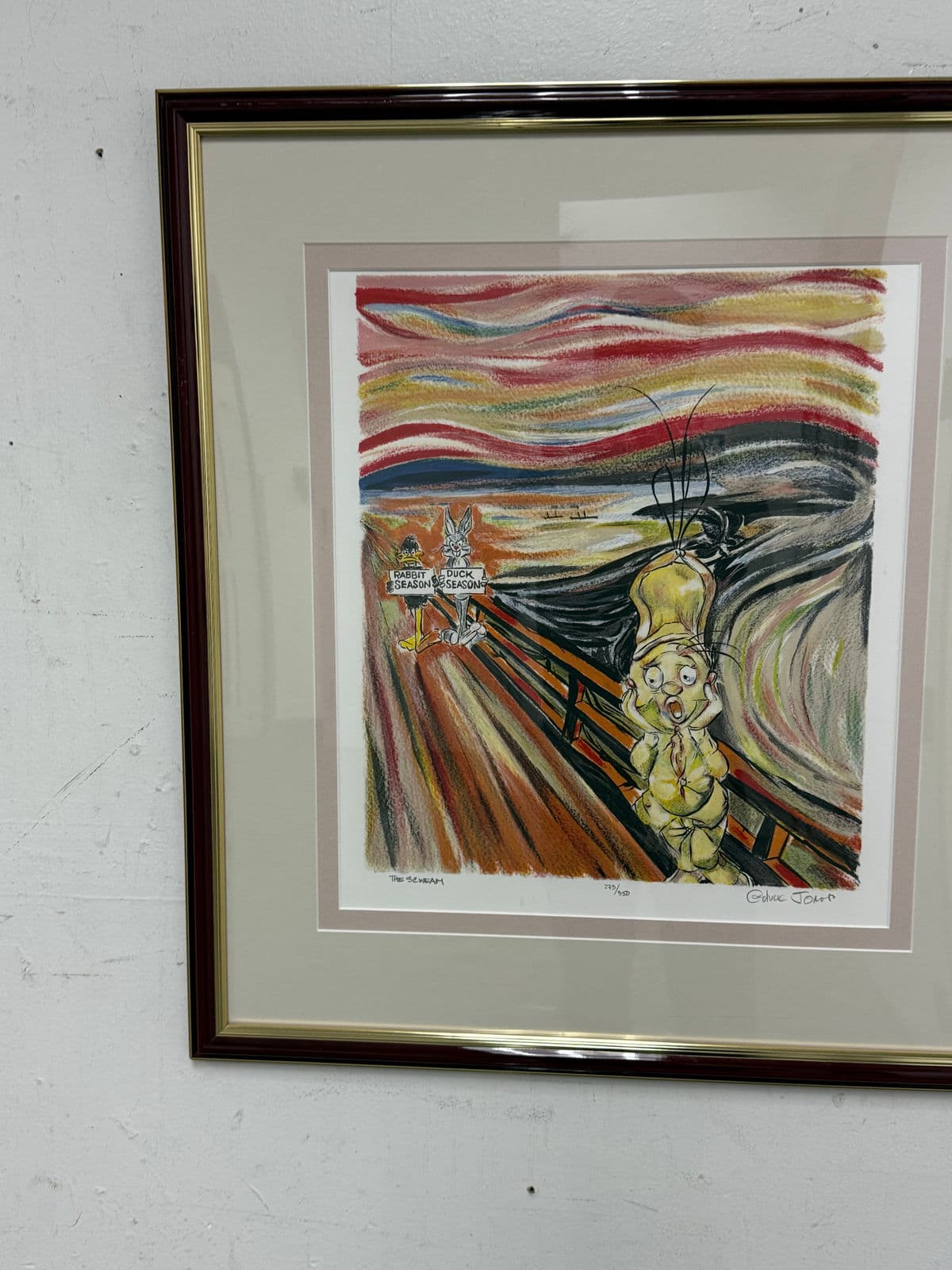 Circa 1980's Fine Circle Arts Chuck Jones "The Scweam", Limited Edition Print - Thumbnail 13