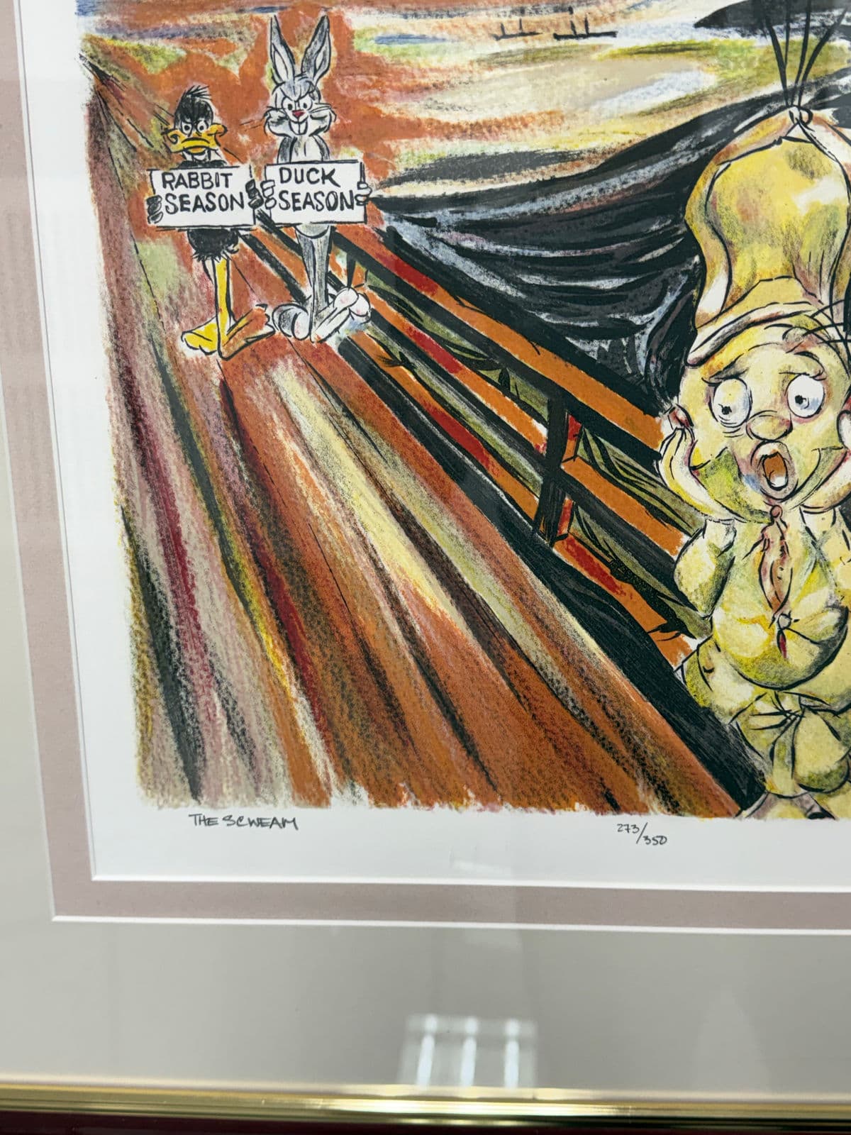 Circa 1980's Fine Circle Arts Chuck Jones "The Scweam", Limited Edition Print - Thumbnail 10