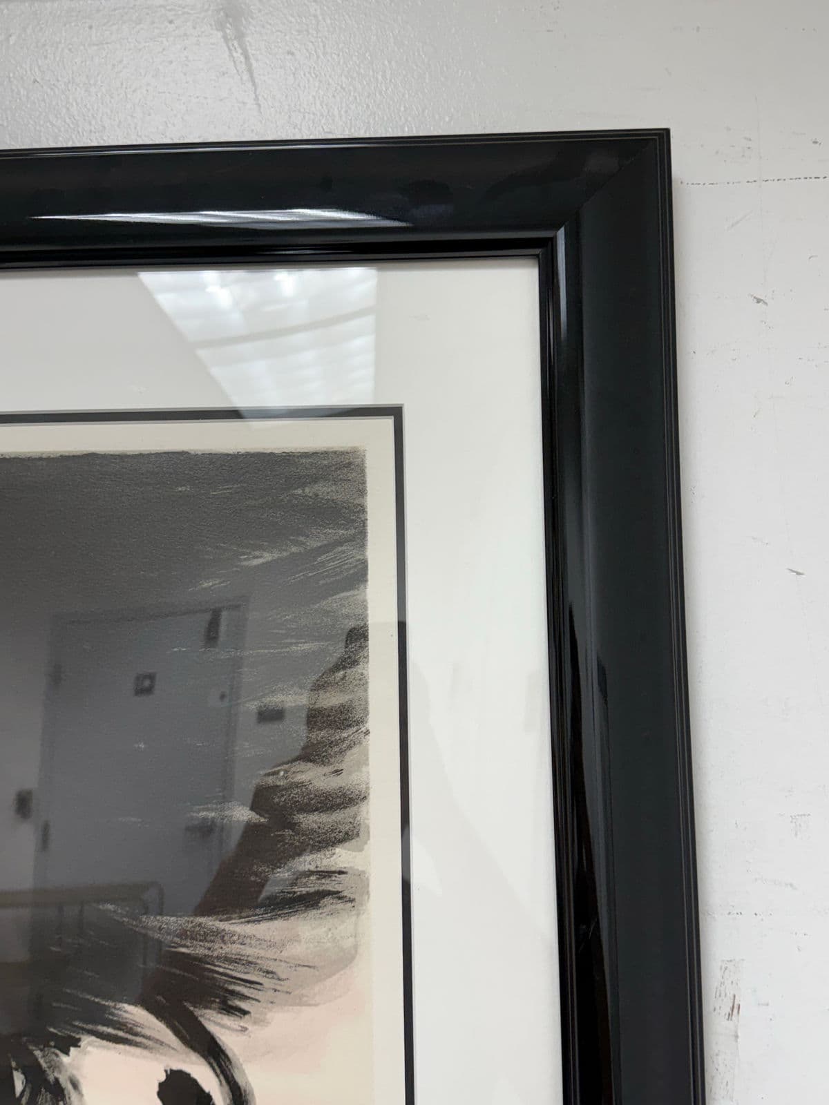 Circa 1990 Fashion Illustrator René Gruau "La Belle en Noir" Artist Proof, Framed - Thumbnail 9