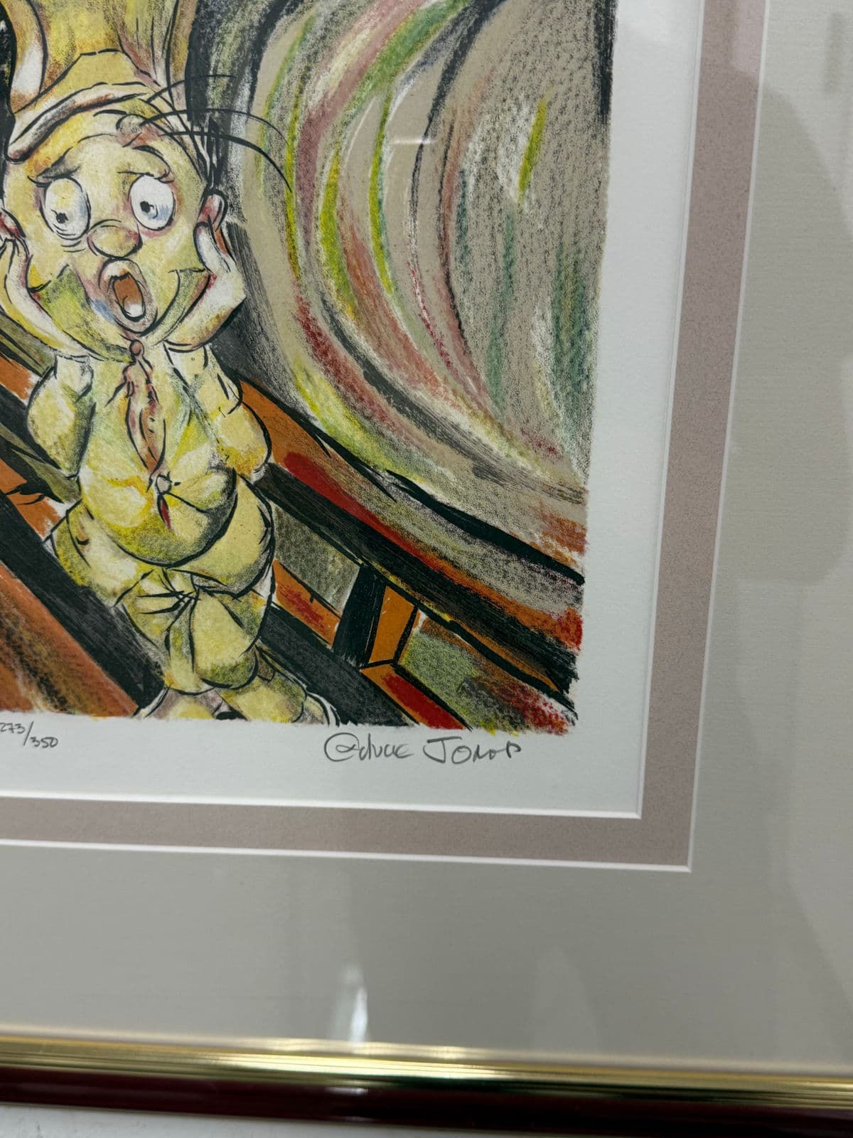 Circa 1980's Fine Circle Arts Chuck Jones "The Scweam", Limited Edition Print - Thumbnail 8