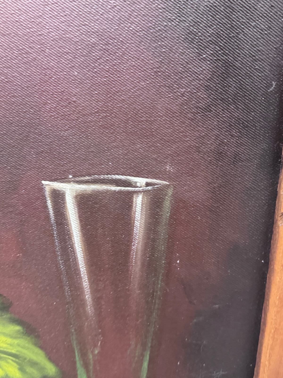 Mid 20th Century Still Life Fruit Basket Framed Painting - Thumbnail 8