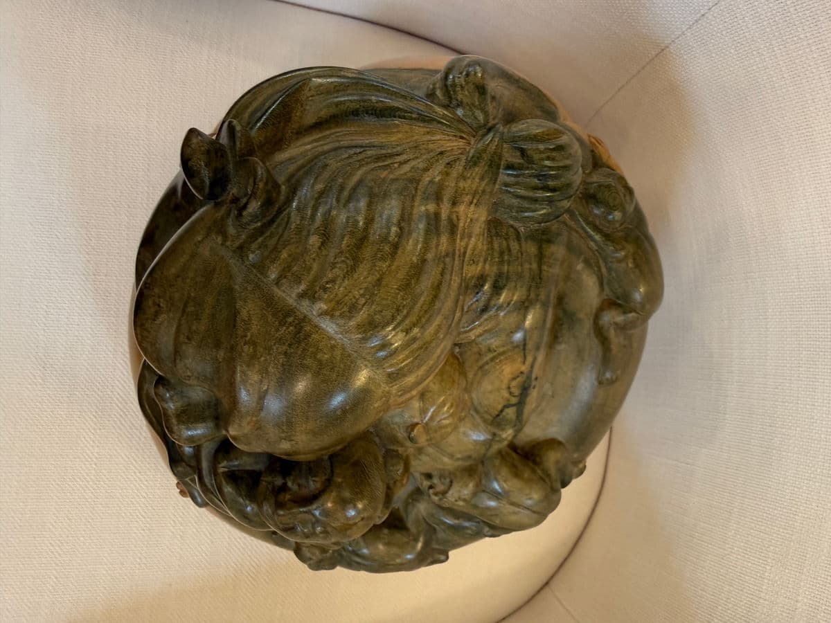 Antique Japanese Carved Boxwood Fertility Sculpture - Thumbnail 8