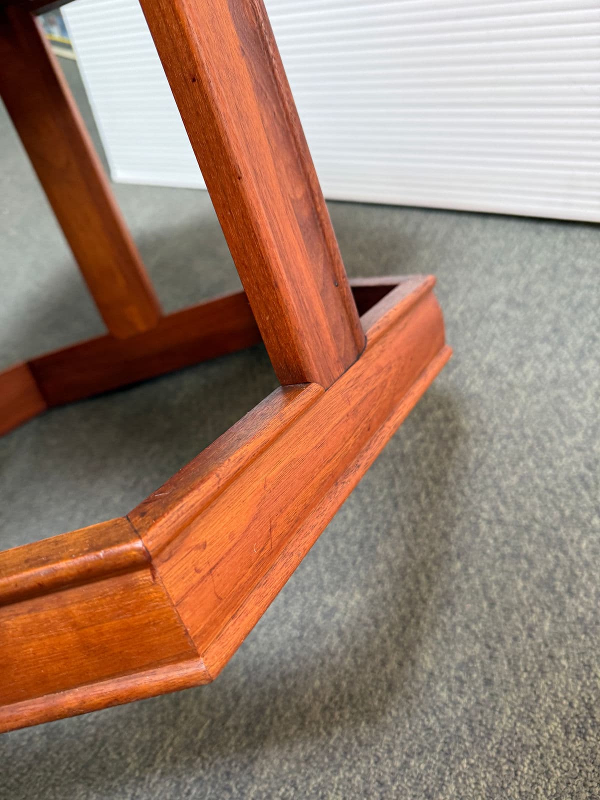 John Keal for Brown Saltman Hexagon Walnut Side Table - Thumbnail 7