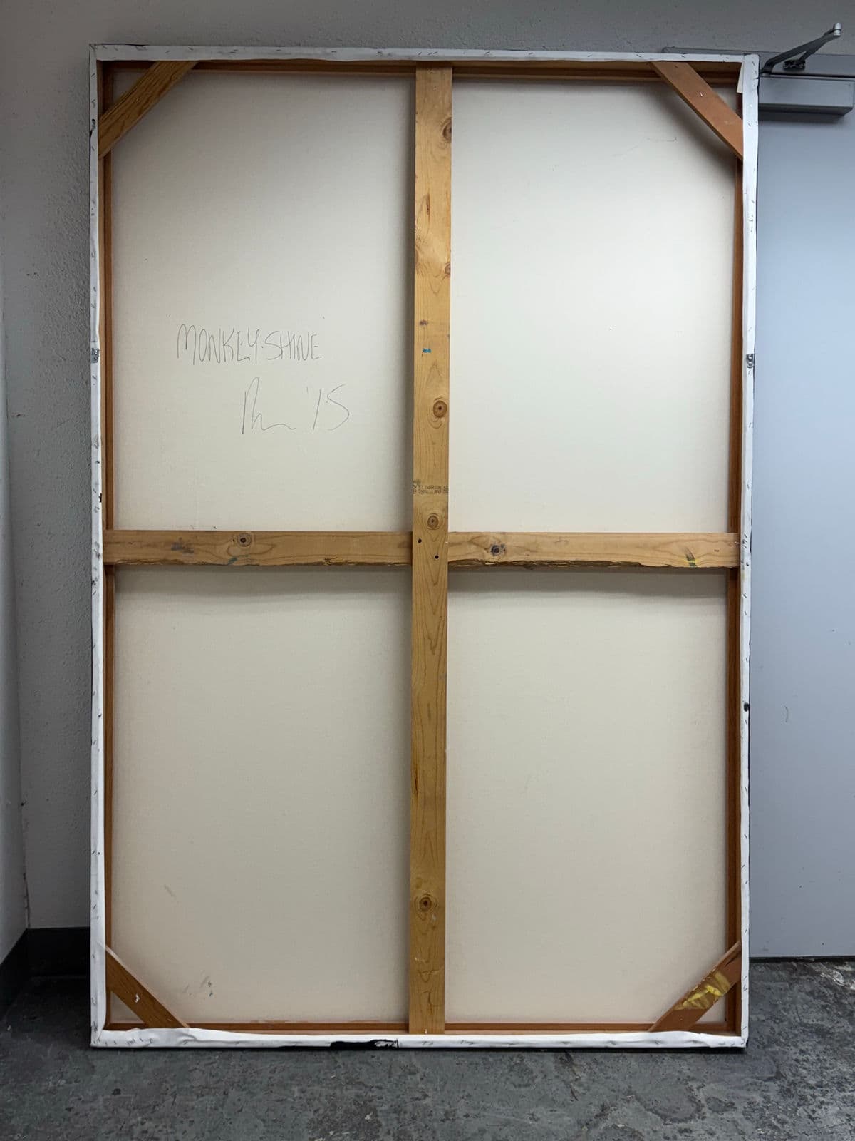 Circa 2015 Michael Brennan "Monkey Shine" Oil on Canvas - Thumbnail 12