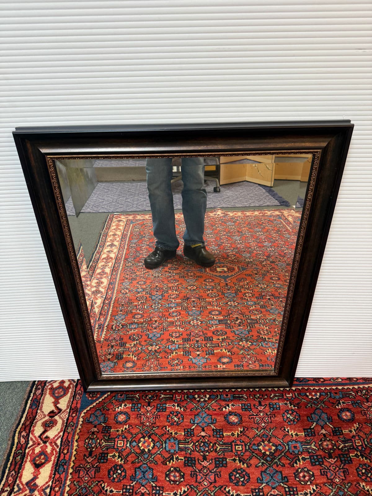 Traditional Dark Framed Wall Mirror - Thumbnail 4