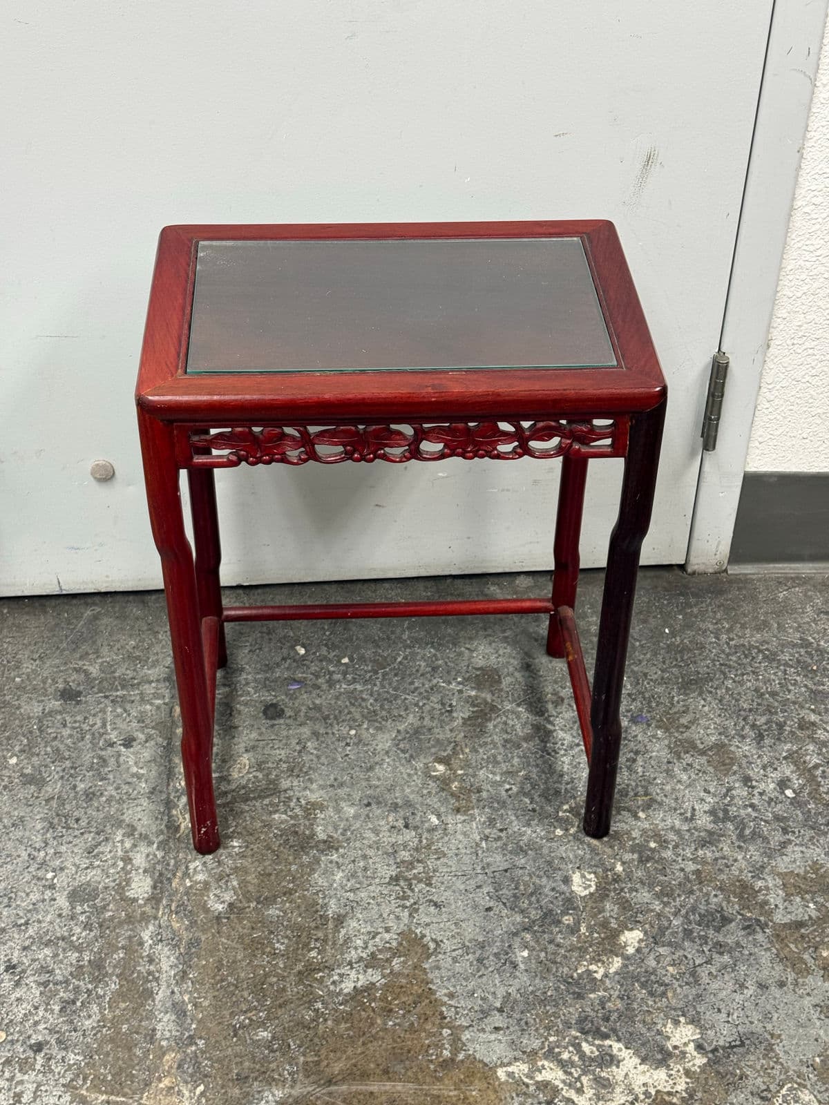 Vintage Chinese Carved Rosewood Side Nesting Table - Thumbnail 12