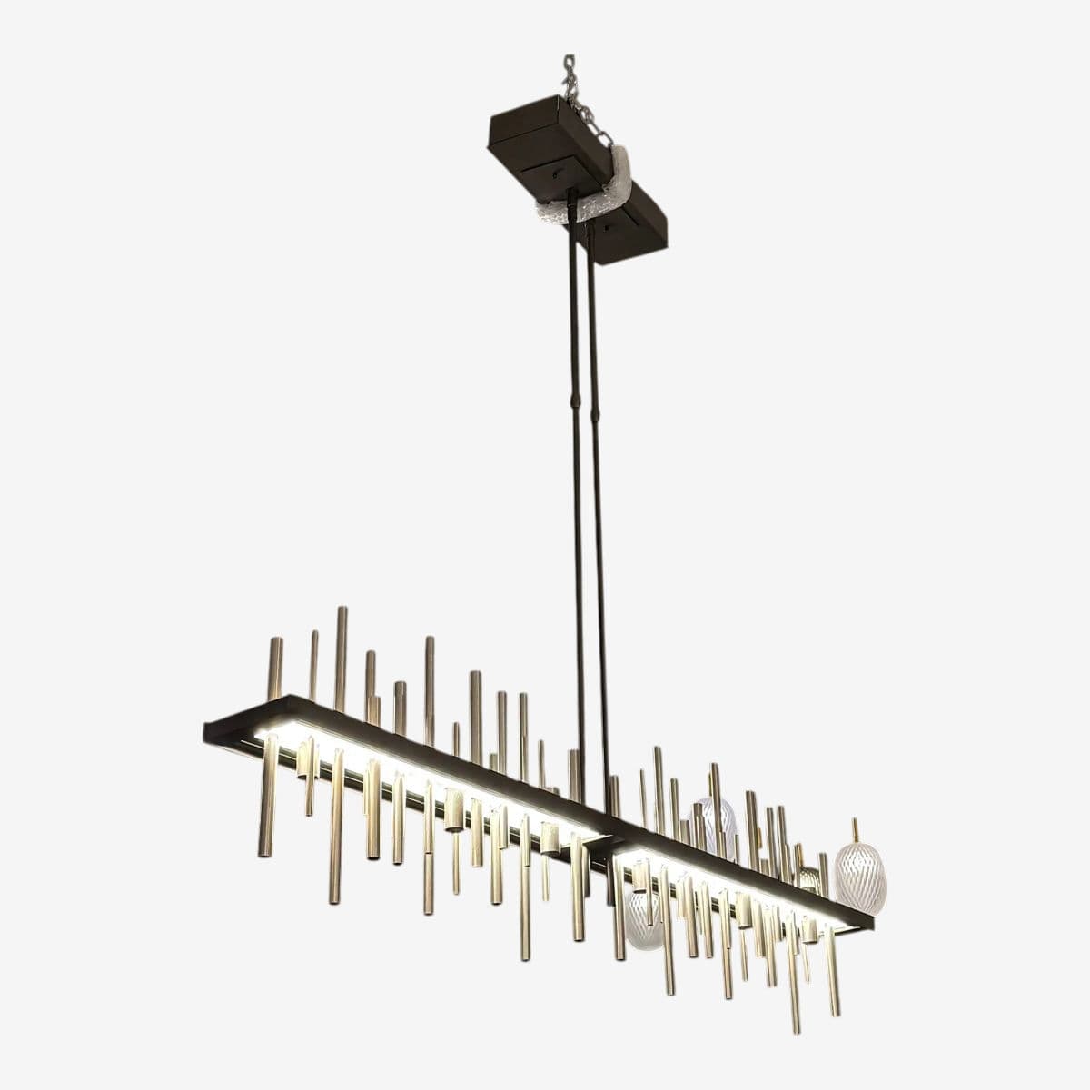 Hubbardton Forge Cityscape Pendant, Vintage Platinum - Image 1