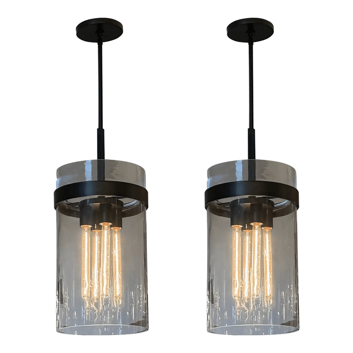 Restoration Hardware Ravelle Pendants, Pair - Thumbnail 2