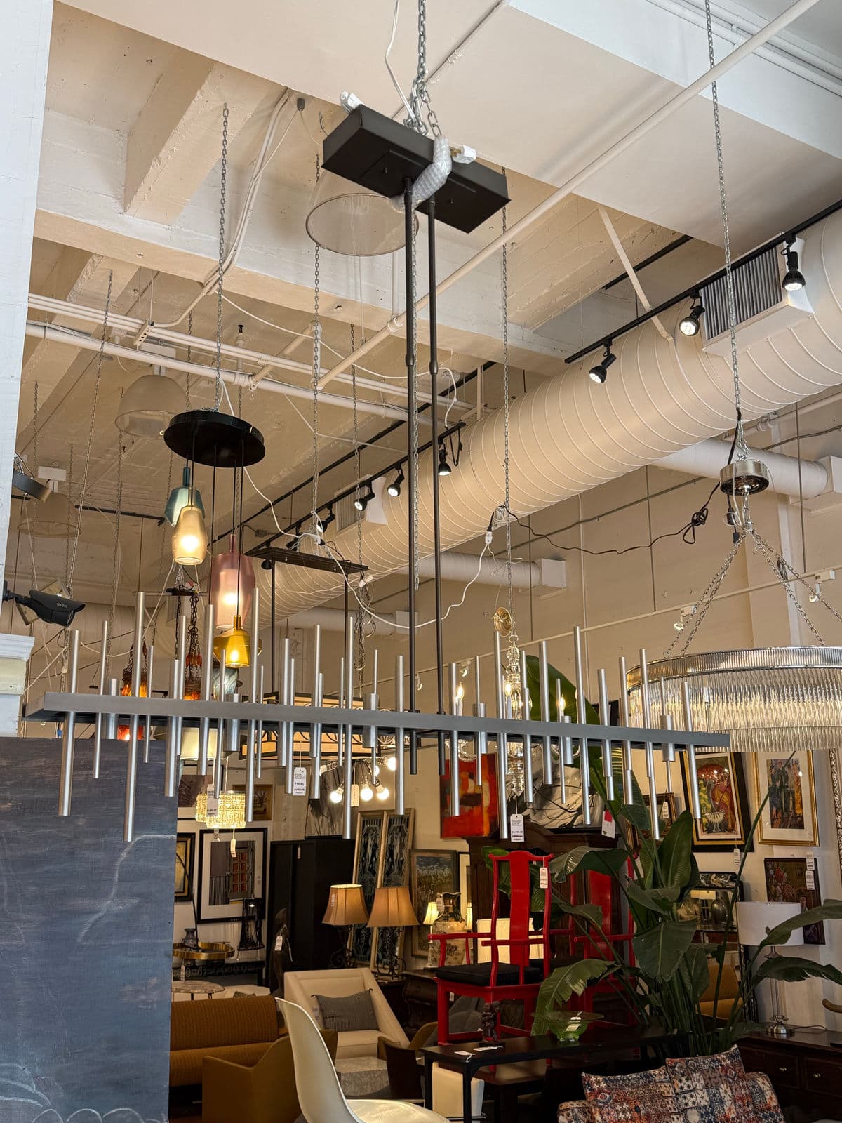 Hubbardton Forge Cityscape Pendant, Vintage Platinum - Thumbnail 5