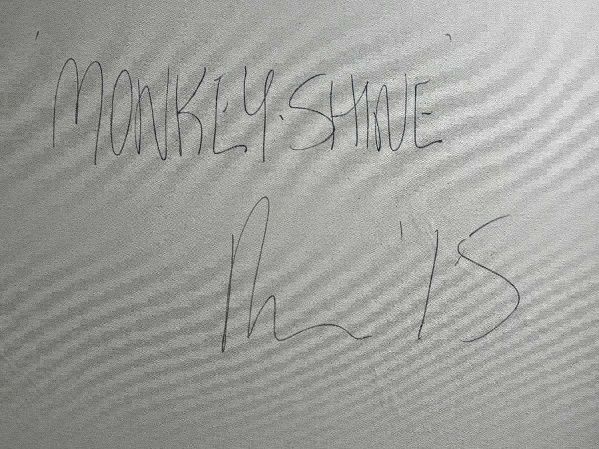 Circa 2015 Michael Brennan "Monkey Shine" Oil on Canvas - Thumbnail 13