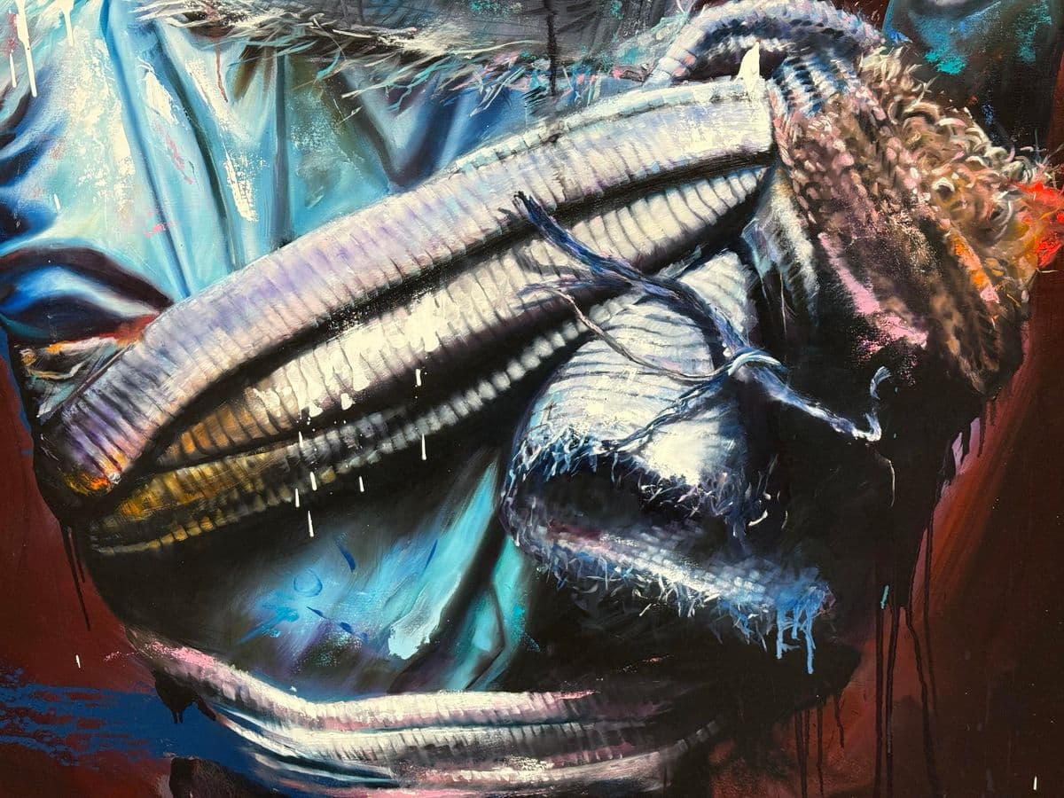 Circa 2015 Michael Brennan "Monkey Shine" Oil on Canvas - Thumbnail 10