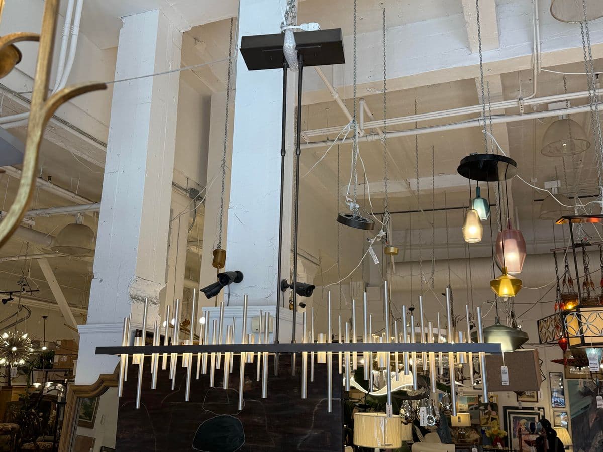 Hubbardton Forge Cityscape Pendant, Vintage Platinum - Thumbnail 3