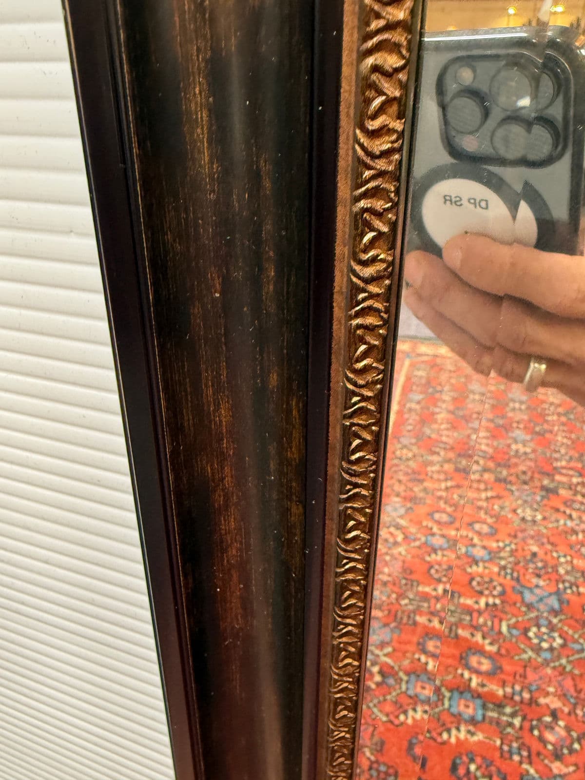 Traditional Dark Framed Wall Mirror - Thumbnail 7