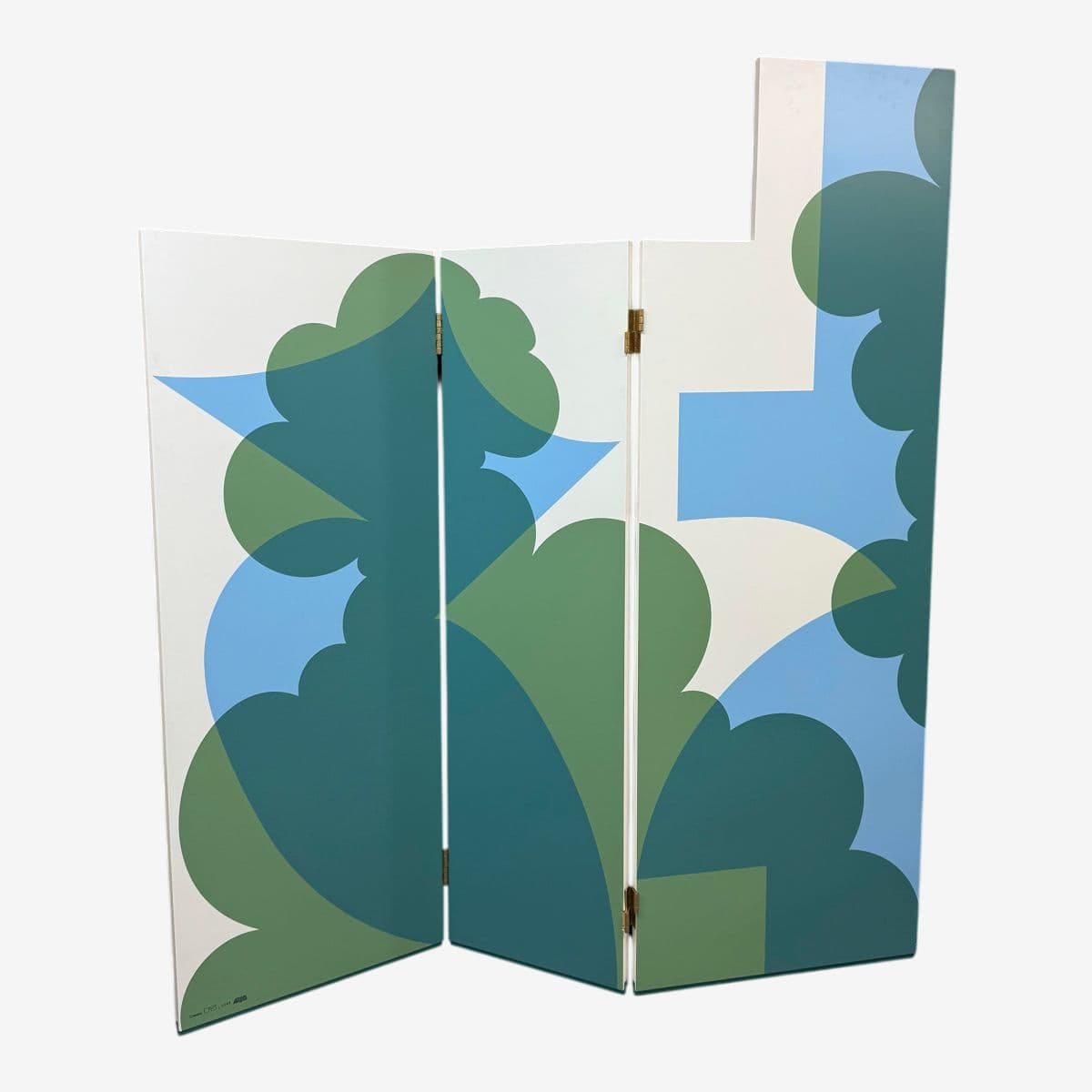 Giacomo Balla for Cassina Paravento Balla Three Panel Screen - Image 1