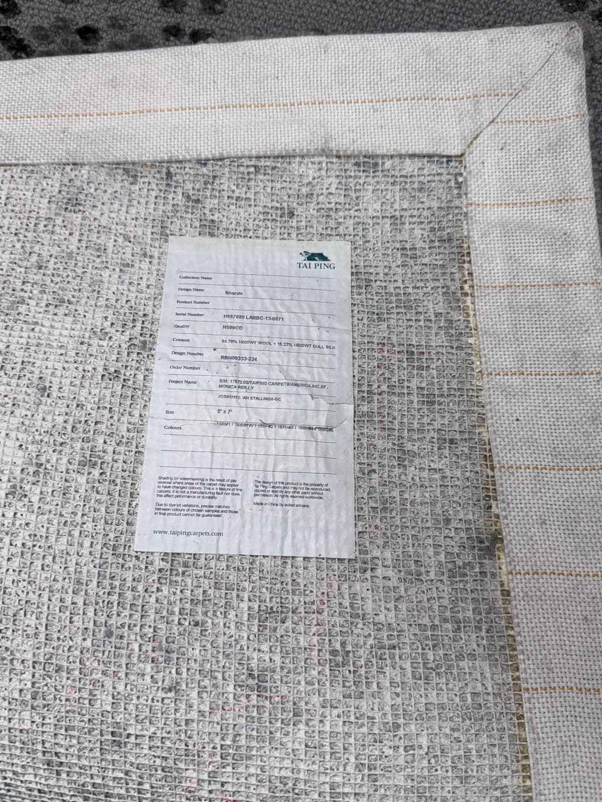 5ft X 7ft Tai Ping Carpets Shards Area Rug - Thumbnail 8