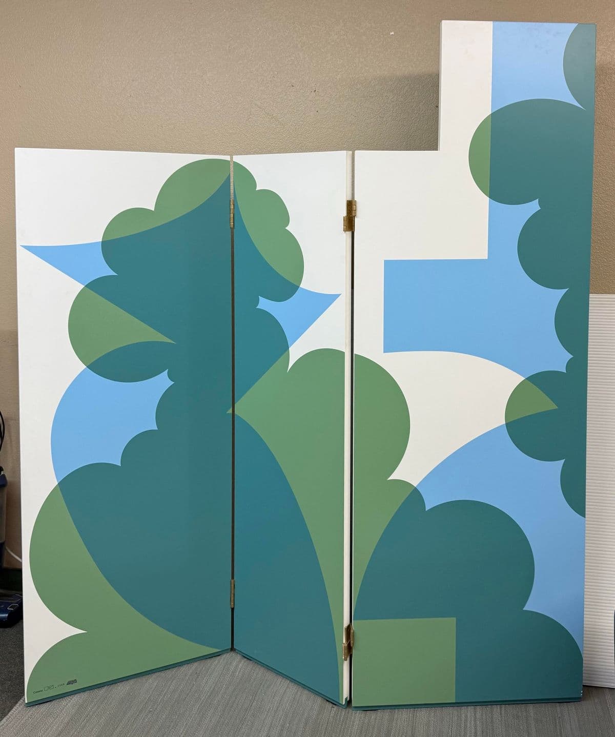 Giacomo Balla for Cassina Paravento Balla Three Panel Screen - Thumbnail 4