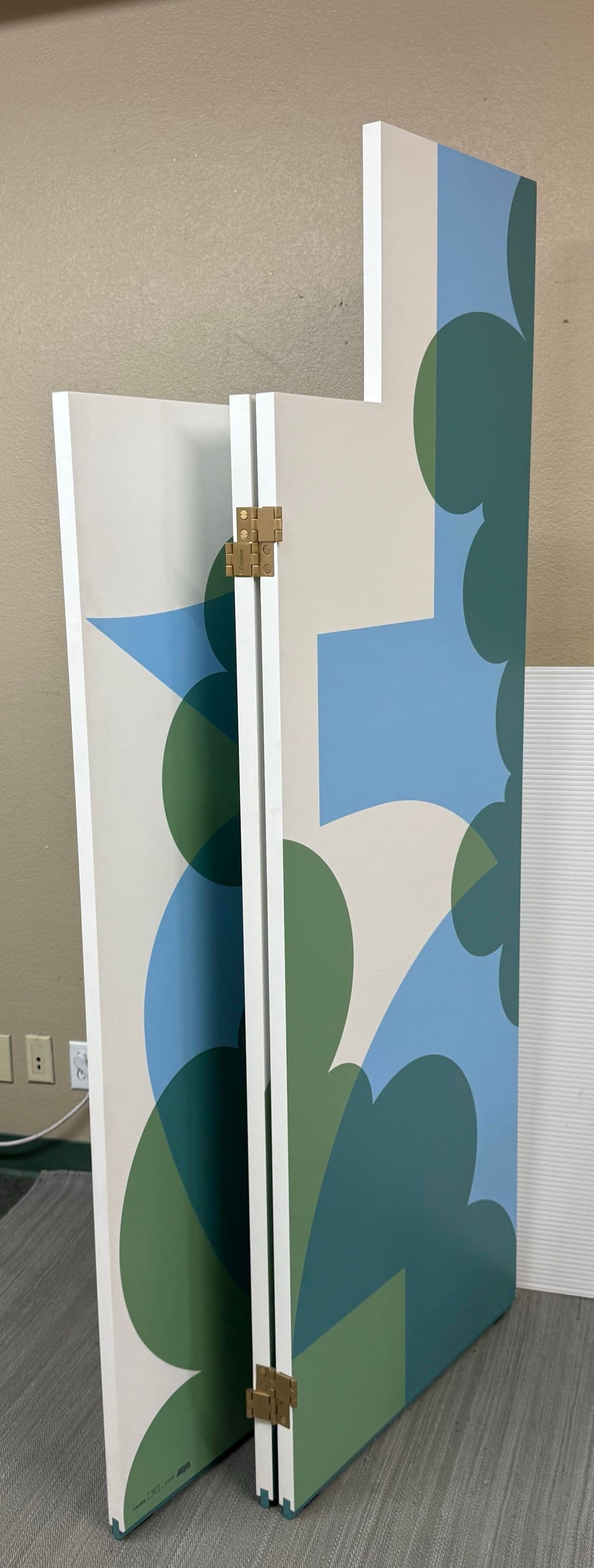 Giacomo Balla for Cassina Paravento Balla Three Panel Screen - Thumbnail 12