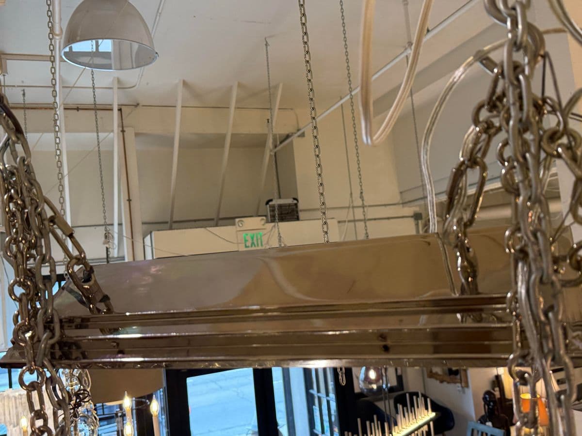 William Sonoma Metropolitan Linear Glass Rod Chandelier - Thumbnail 10