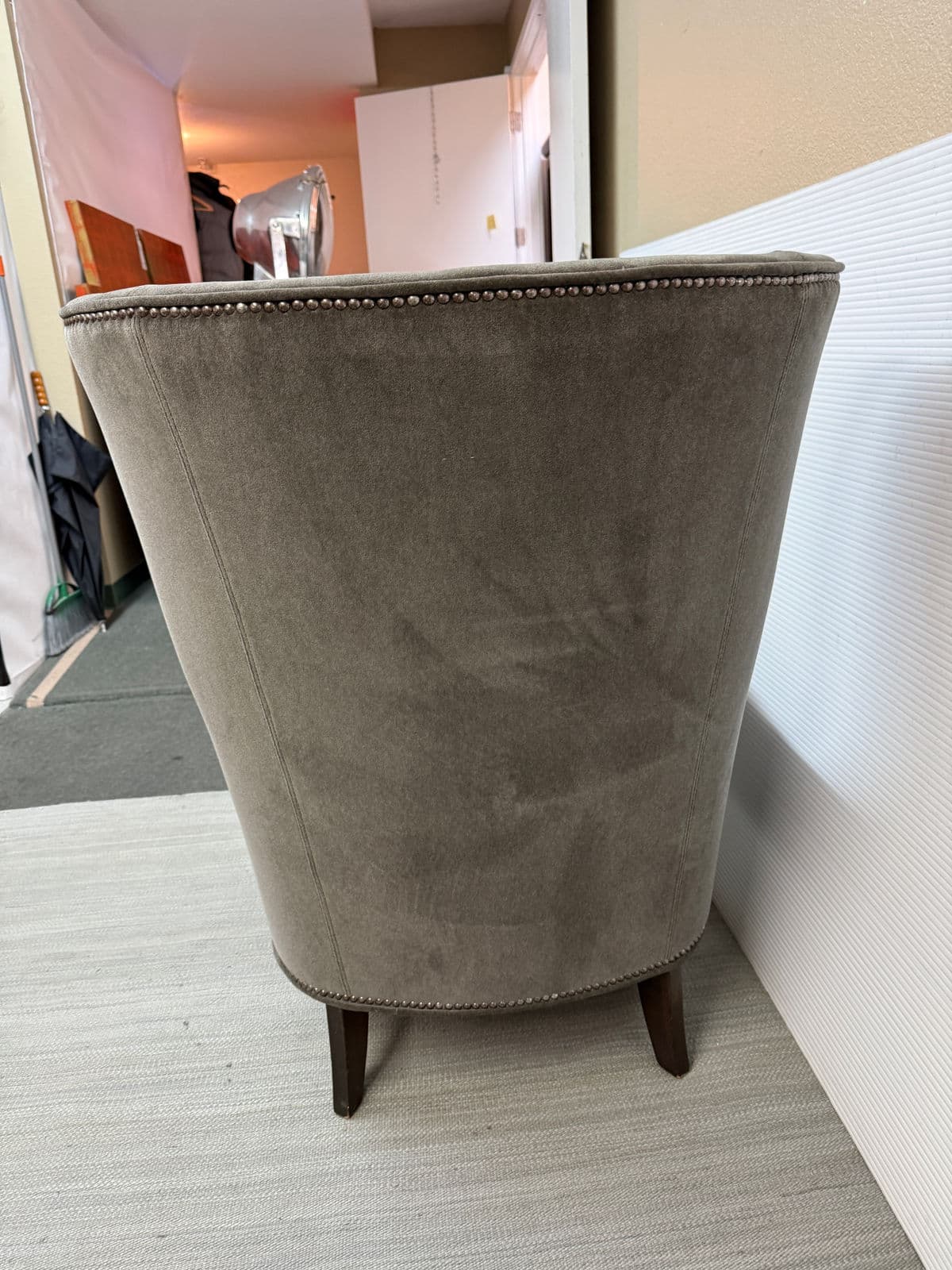 Massoud Furniture Nala Wing Chair - Thumbnail 7