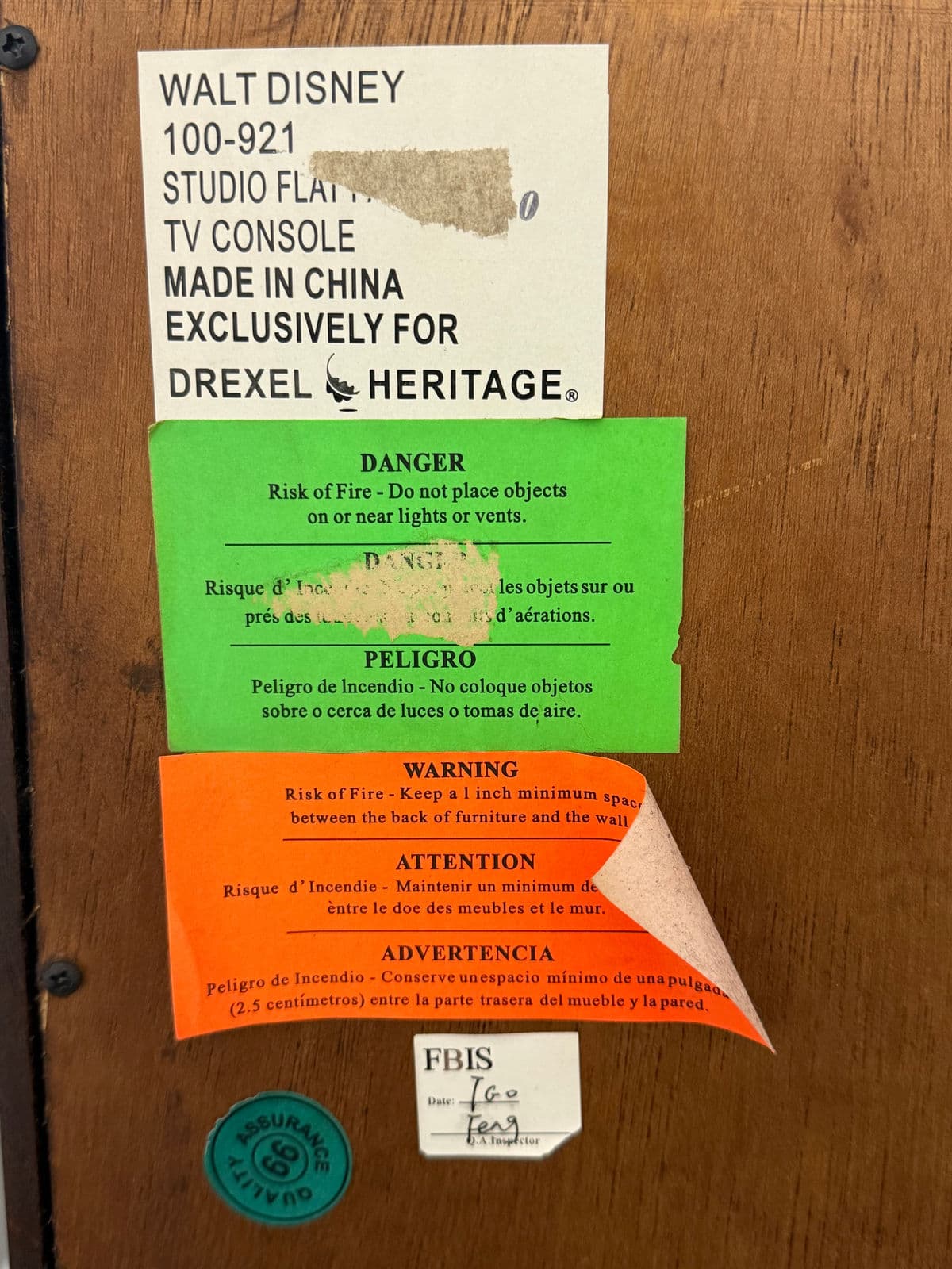 Walt Disney Signature for Drexel Heritage Flat Panel Screen Lift Console - Thumbnail 11