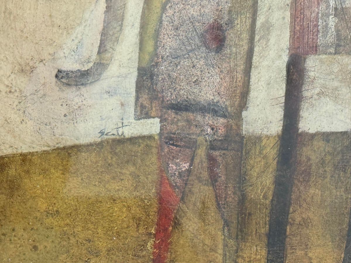 Circa 2013 Scott Bergeyart "Missing in Action" Mixed Media - Thumbnail 11