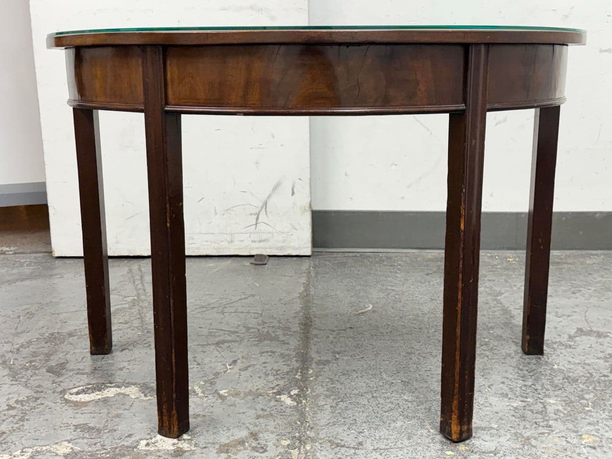 Vintage Traditional Demi Lune Console Table - Thumbnail 6