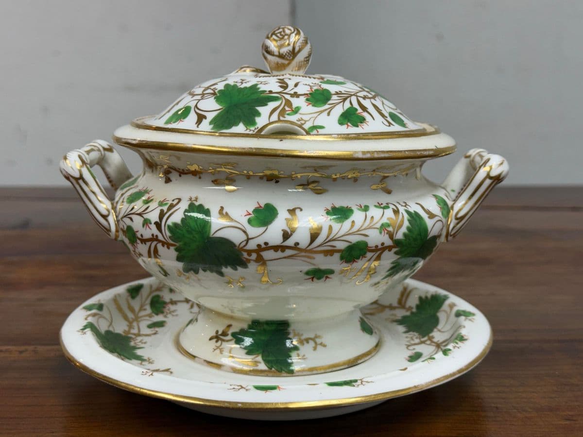 Antique English Ironstone Tureen, Set of Three - Thumbnail 3