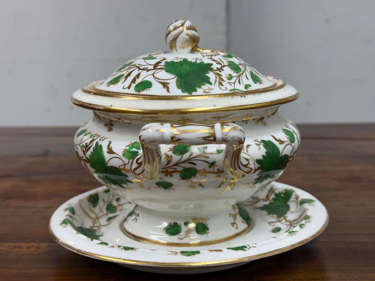 Antique English Ironstone Tureen, Set of Three - Thumbnail 5