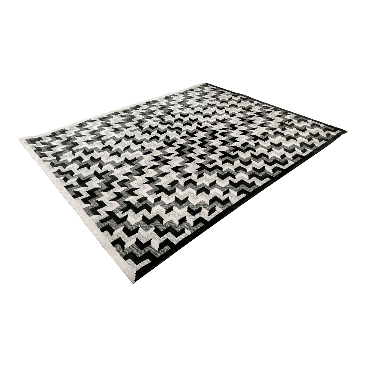 8ft X 10ft Tai Ping Omission 1 Wool and Silk Area Rug - Thumbnail 2