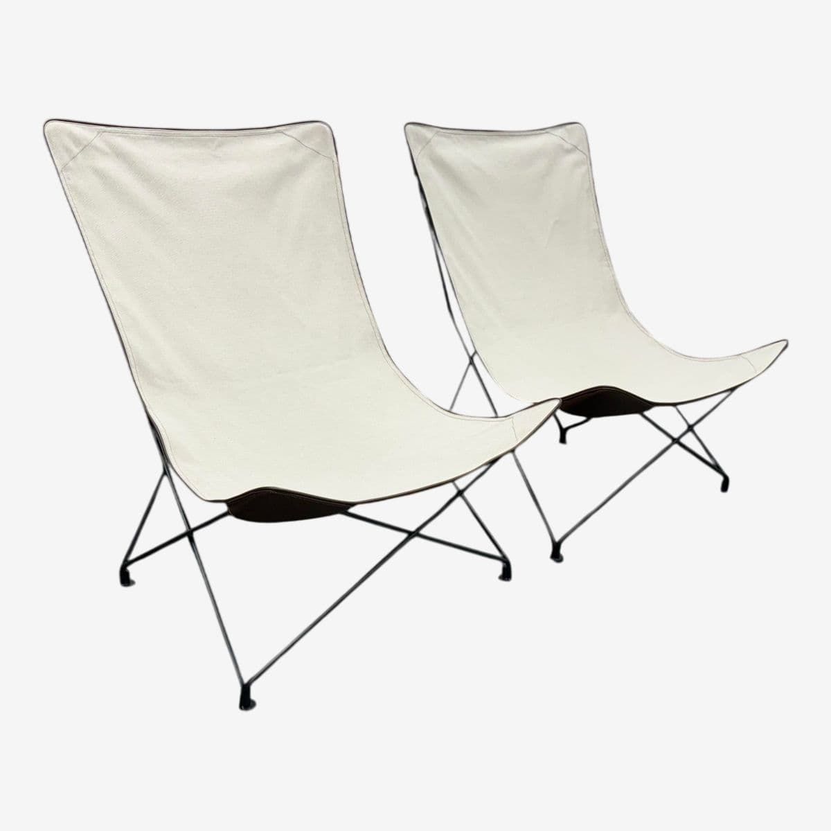 Rodolfo Dordoni for Roda Lawrence 390 Lounge Armchairs, Pair - Image 1