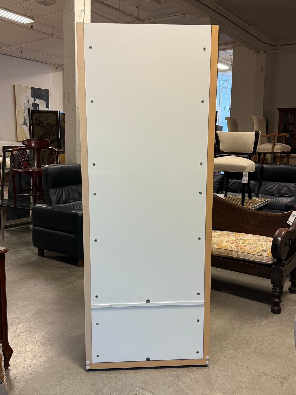 Custom Design Dark Brown + White Laminate Cabinet - Thumbnail 9