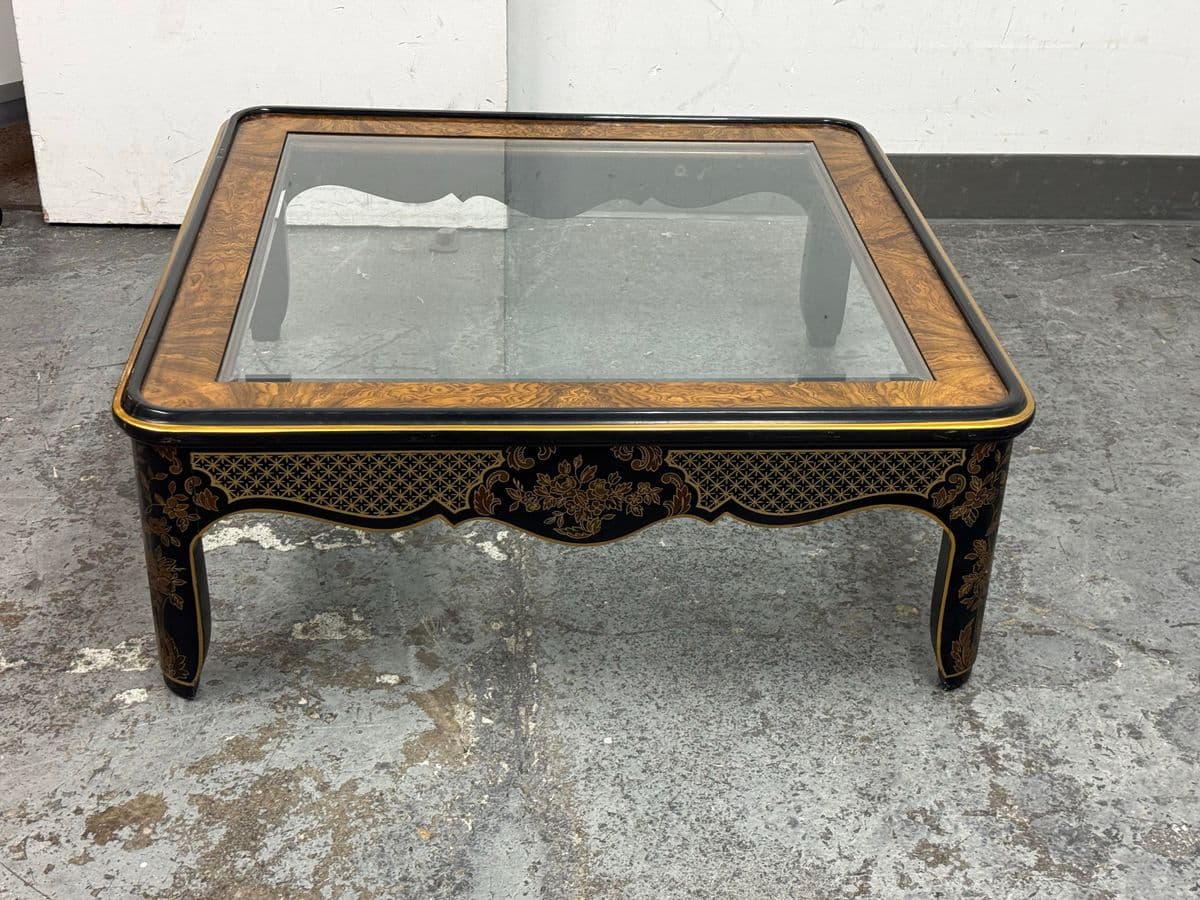 1980's Drexel Heritage Et Cetera Chinoiserie Coffee Table - Thumbnail 6