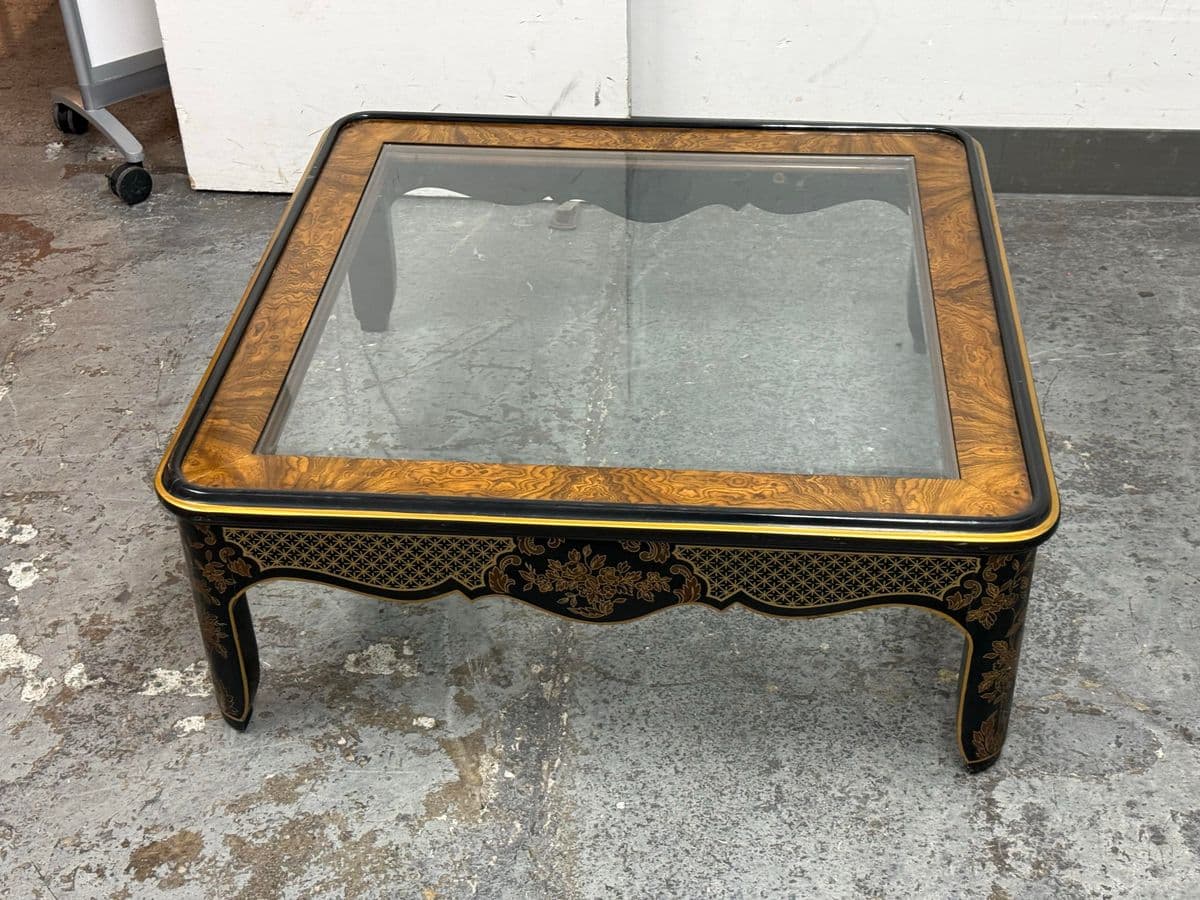 1980's Drexel Heritage Et Cetera Chinoiserie Coffee Table - Thumbnail 3