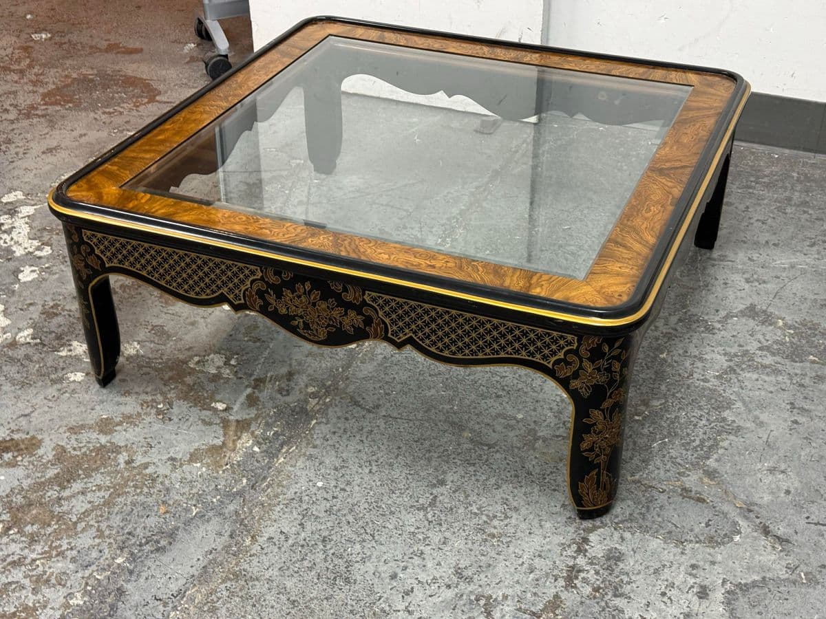 1980's Drexel Heritage Et Cetera Chinoiserie Coffee Table - Thumbnail 7
