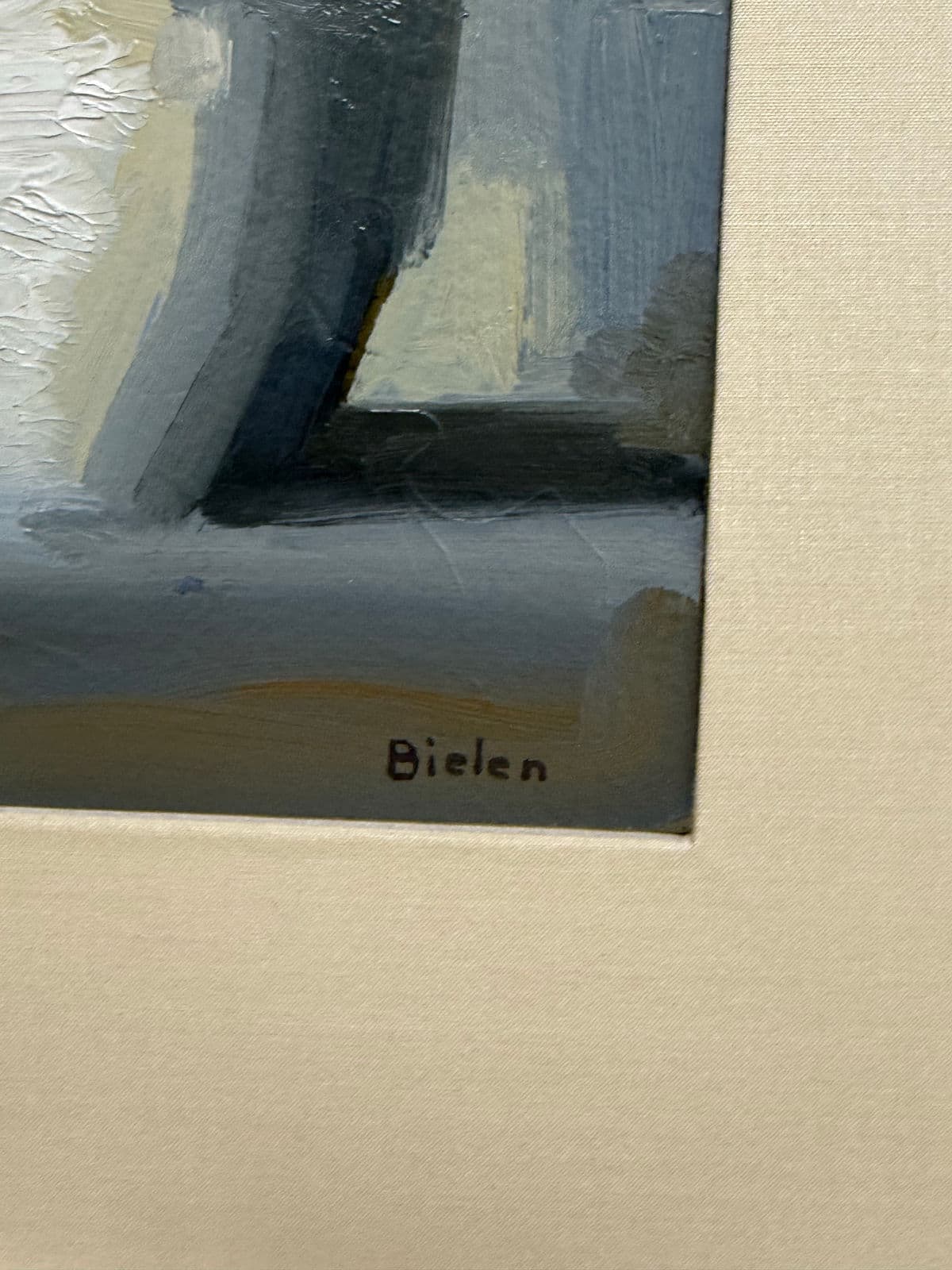 Stanley Bielen "Ladi Apples" Oil on Paper + Signed, Circa 2001 - Thumbnail 8