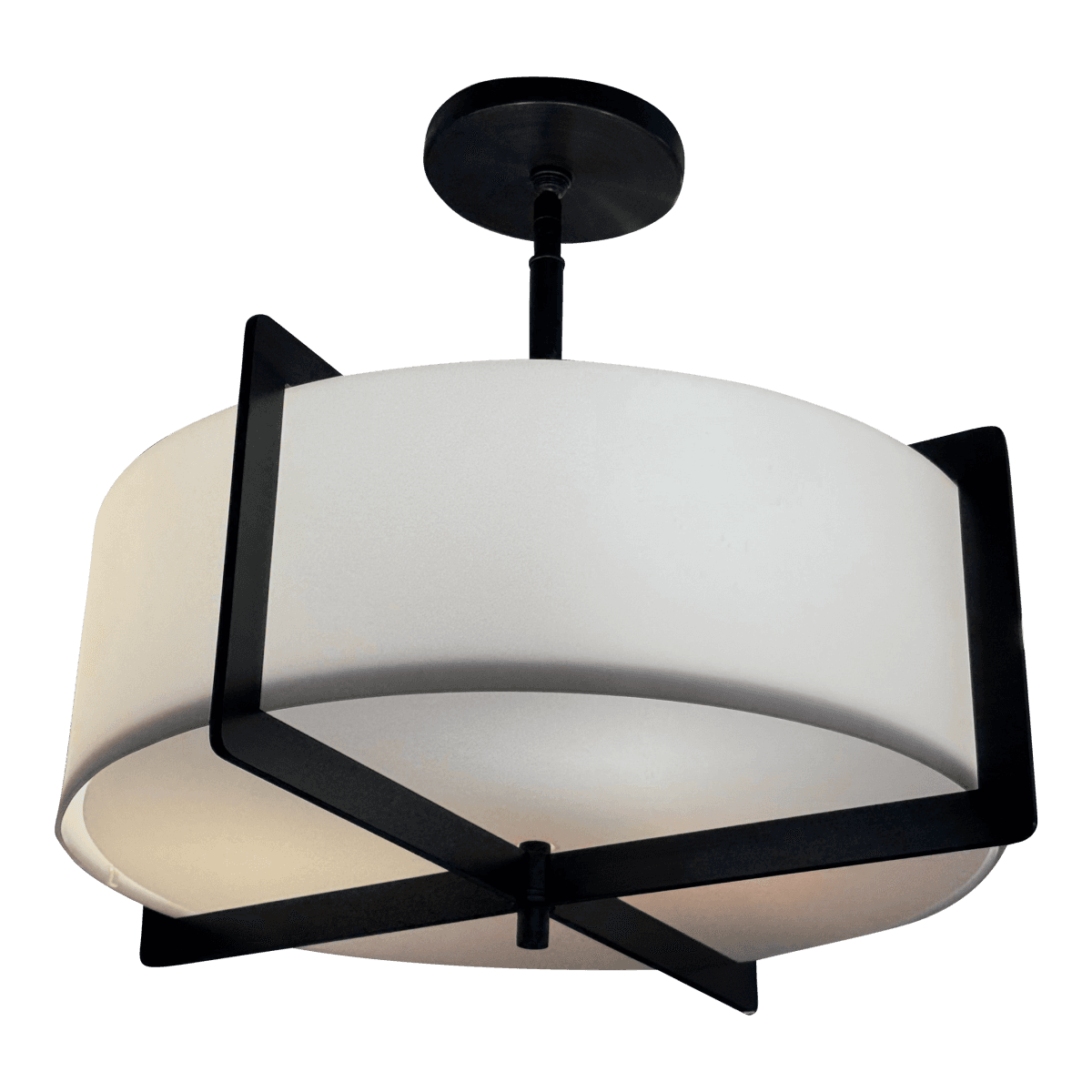 Doyle Crosby for Boyd Lighting Crisscross Semi Flush Pendant - Thumbnail 2