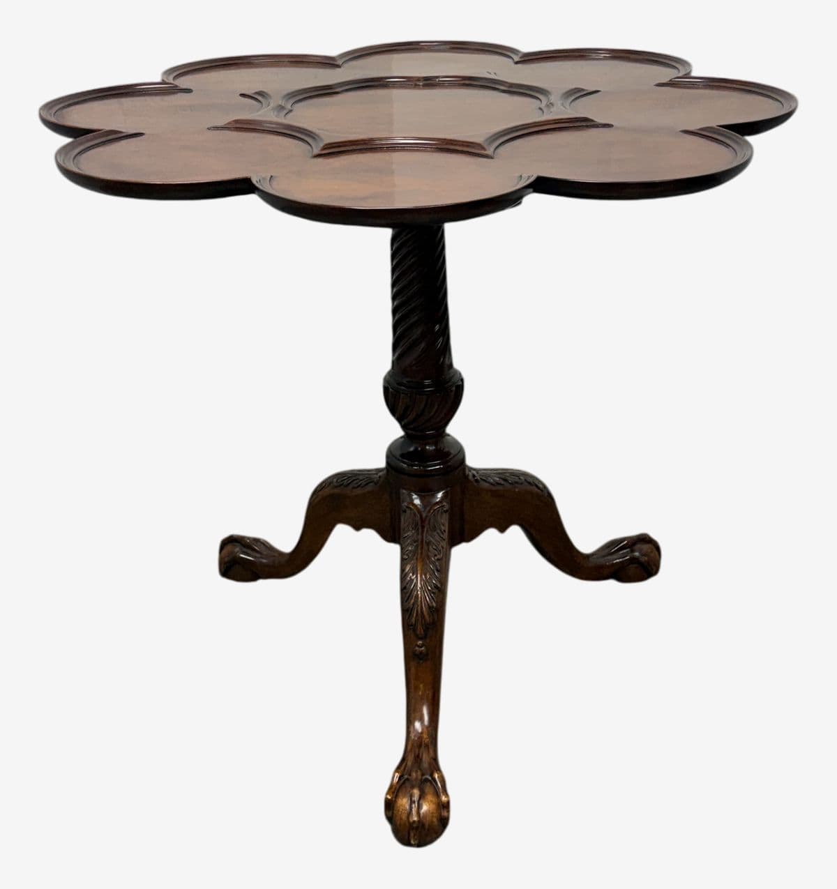 George III Style Mahogany Tilt-Top Supper Table - Image 1