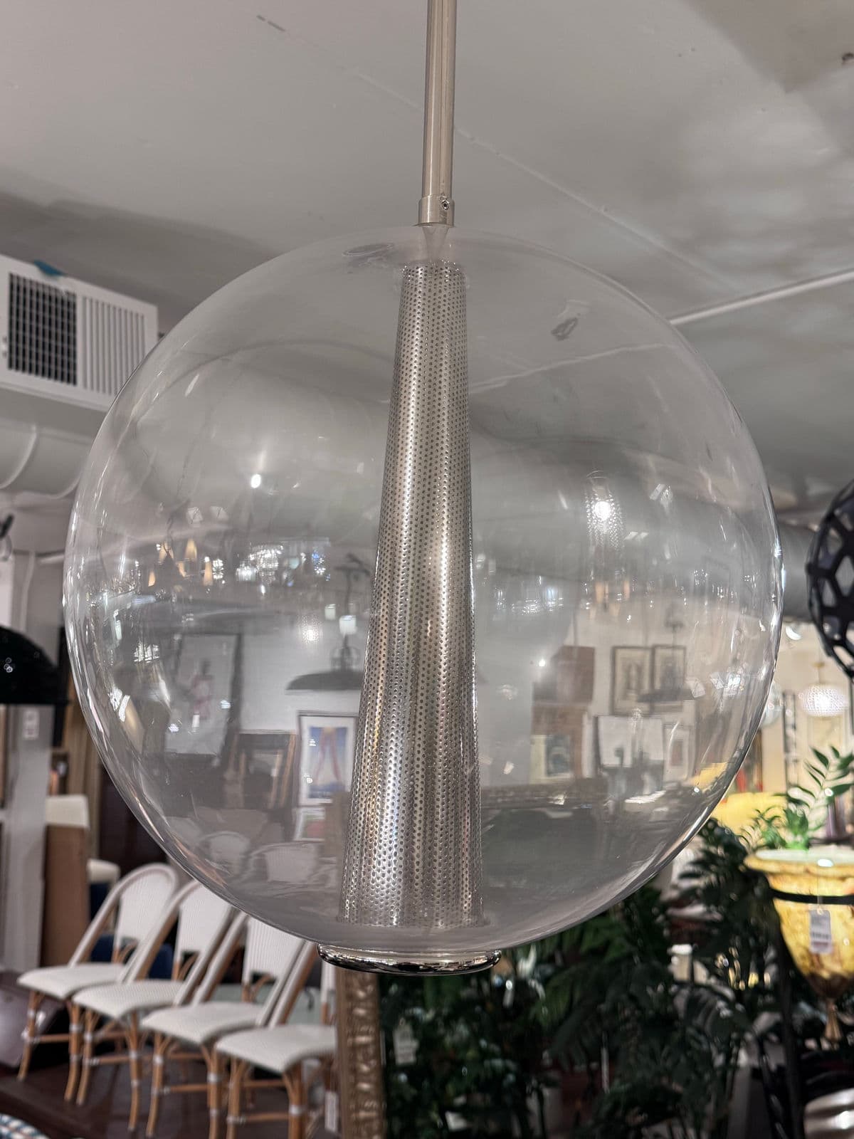 Laura Kirar for Arteriors Caviar Glass Pendant - Thumbnail 5