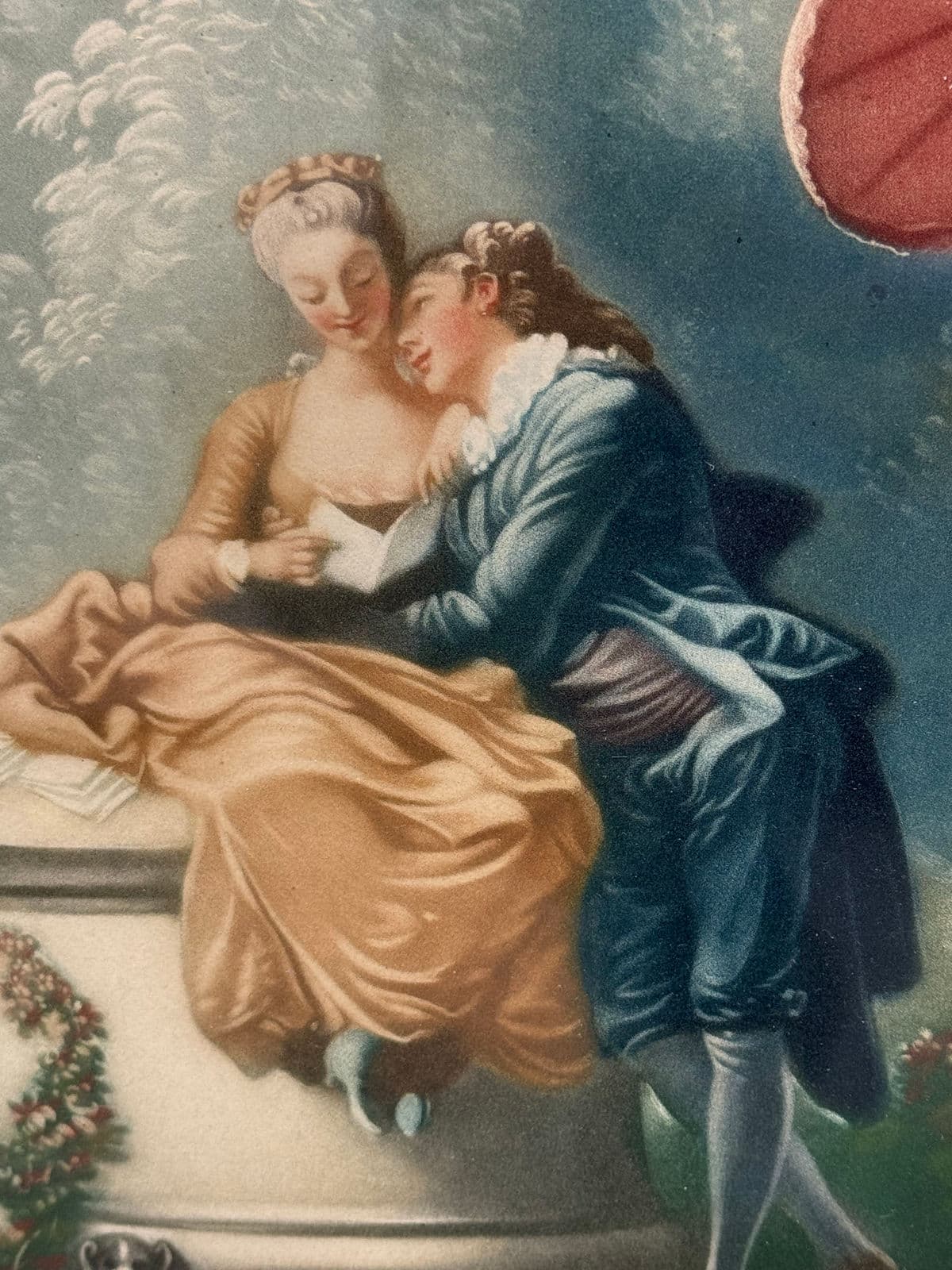 Antique Jean-Honore Fragonard's the Progress of Love Series Art Prints, Pair - Thumbnail 9