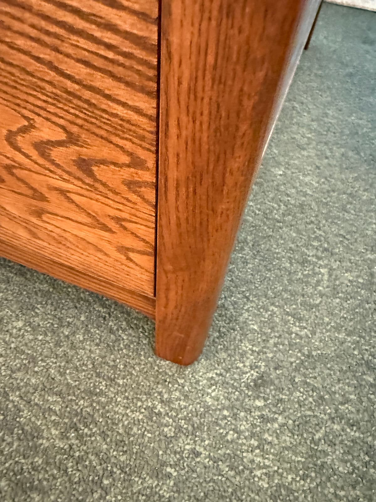 Oak Wood Side Table/Printer Stand - Thumbnail 10