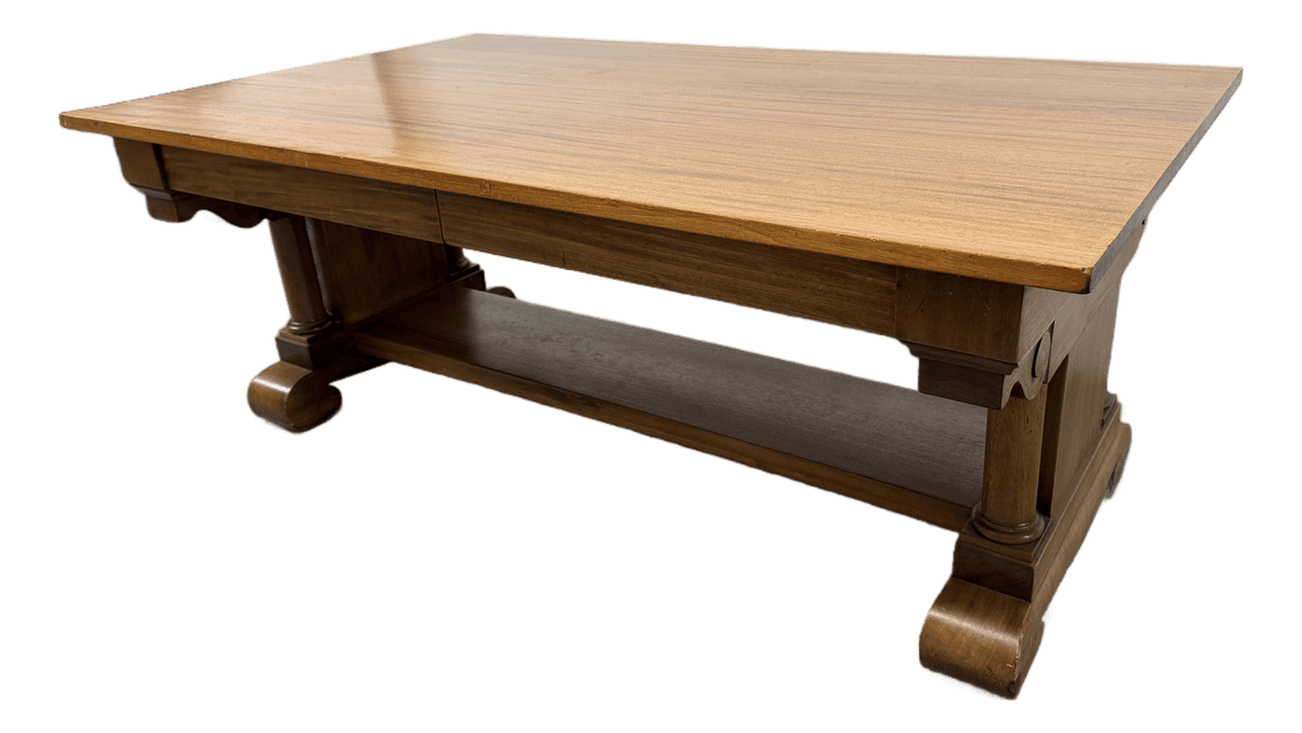 Antique Oak Coffee Table - Thumbnail 2