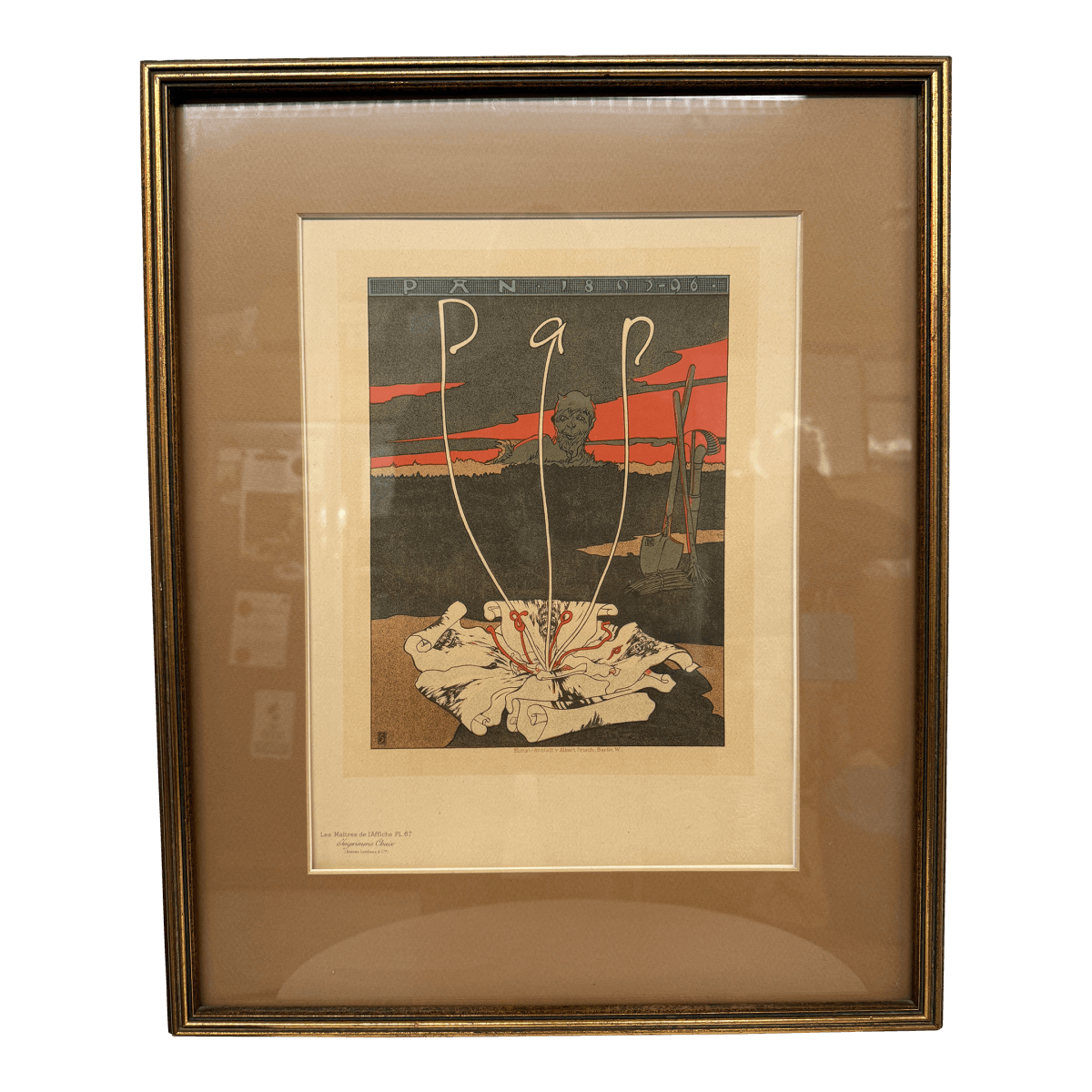 Joseph Satler "Pan" German Magazine Cover, Les Maitres De l'Affiche Portfolio - Thumbnail 2