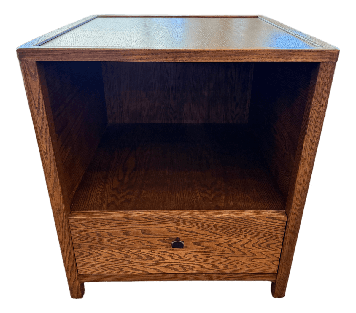 Oak Wood Side Table/Printer Stand - Thumbnail 2